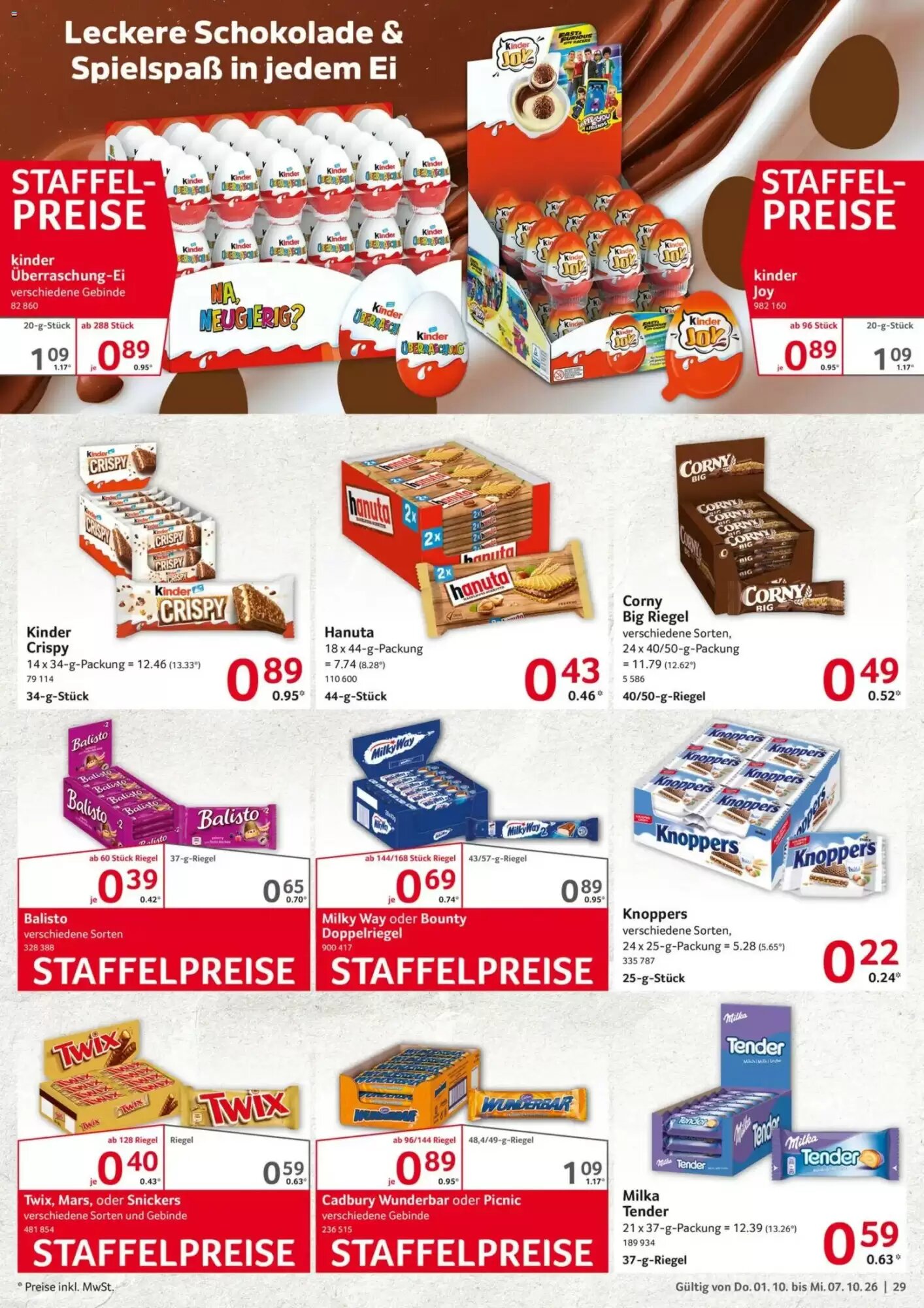 Selgros Prospekt (ab 01.10.2026) zum Blättern - Seite 29