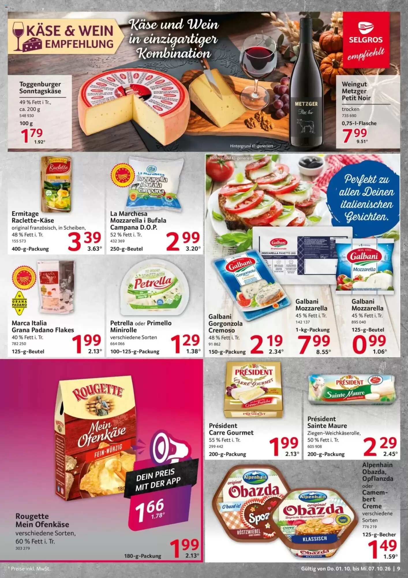 Selgros Prospekt (ab 01.10.2026) zum Blättern - Seite 9