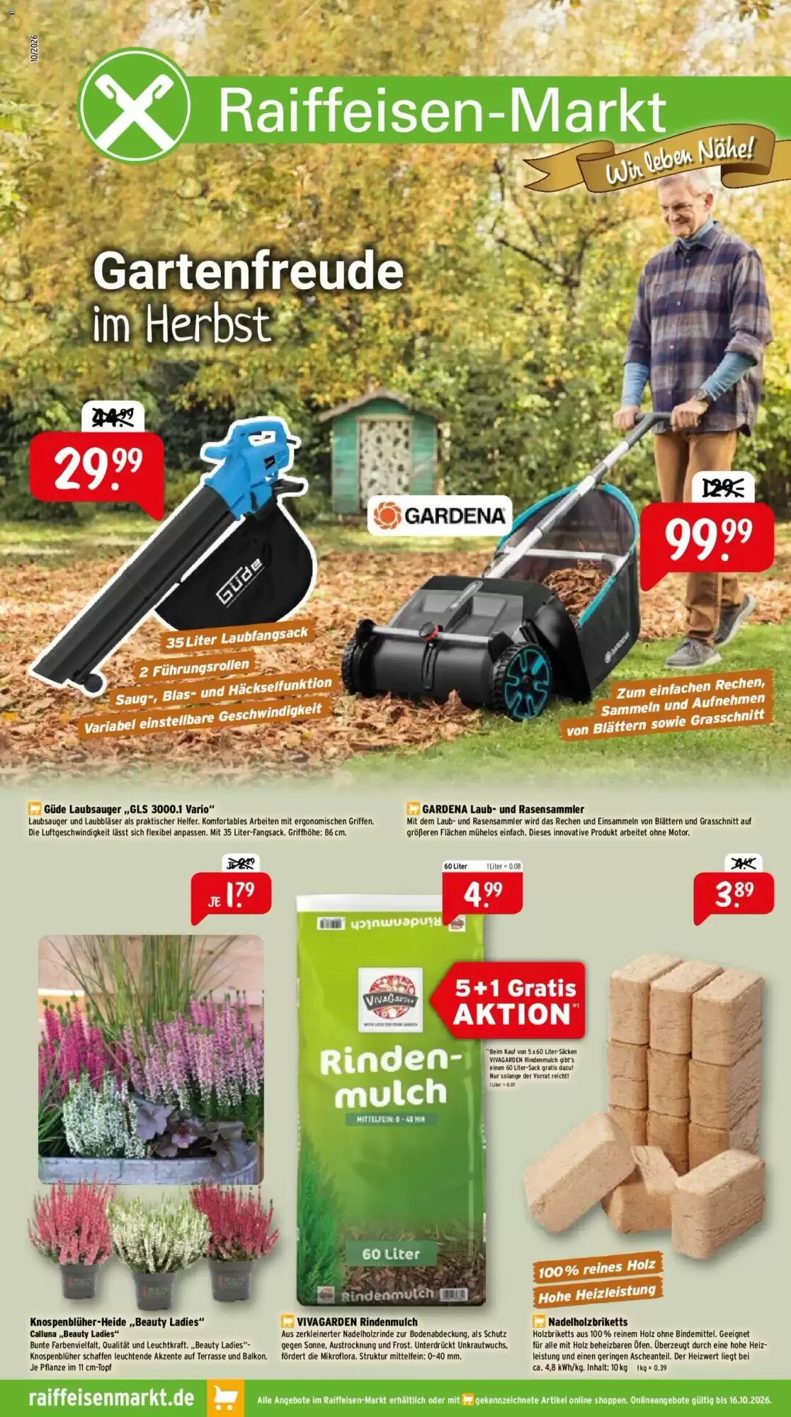 Raiffeisen Markt Prospekt (ab 01.10.2026) zum Blättern - Seite 1