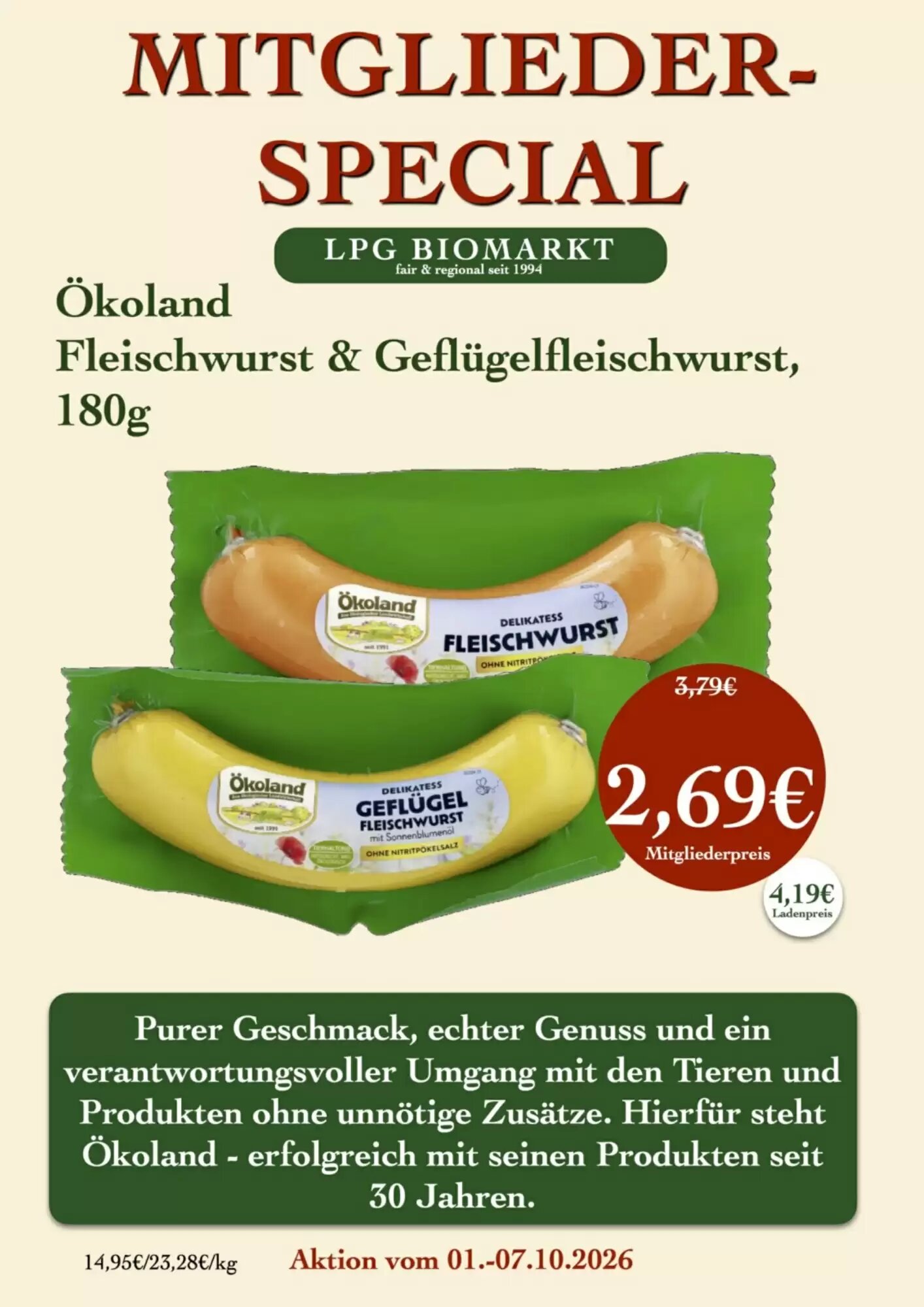 LPG Biomarkt Prospekt (ab 01.10.2026) zum Blättern - Seite 10