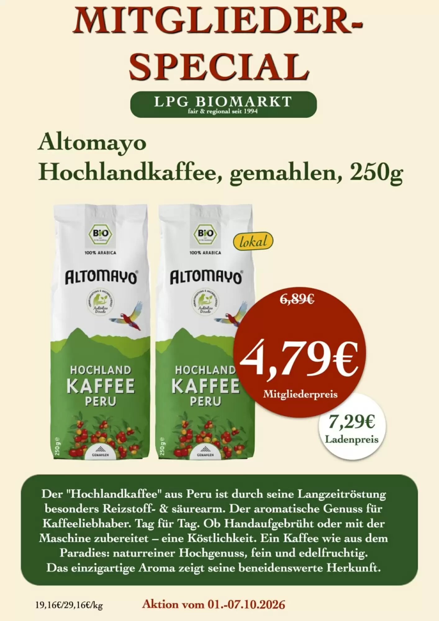 LPG Biomarkt Prospekt (ab 01.10.2026) zum Blättern - Seite 17