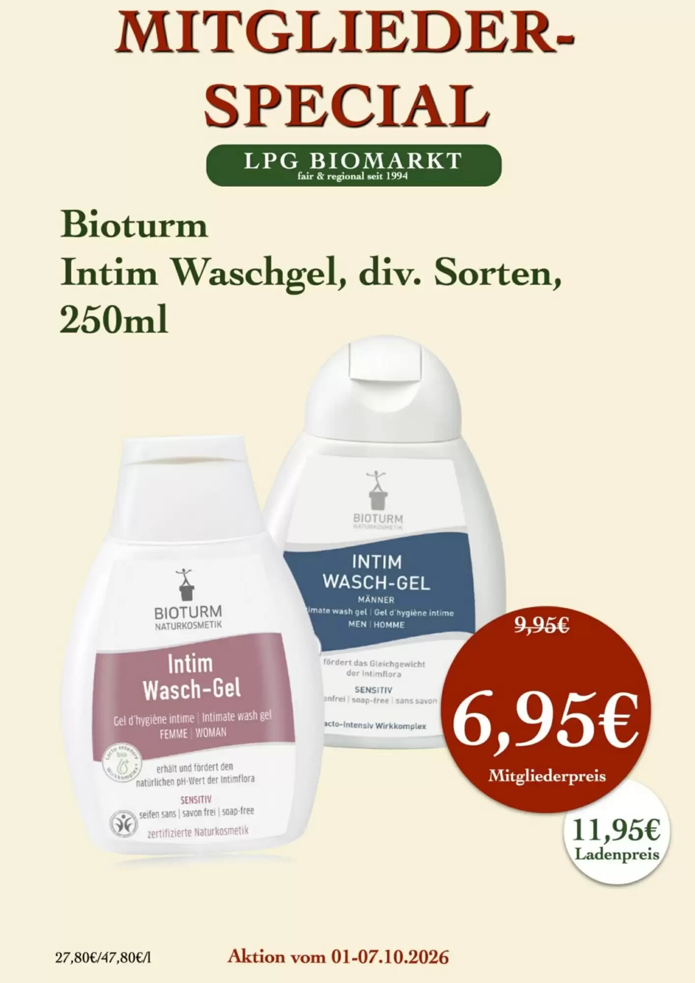 LPG Biomarkt Prospekt (ab 01.10.2026) zum Blättern - Seite 18
