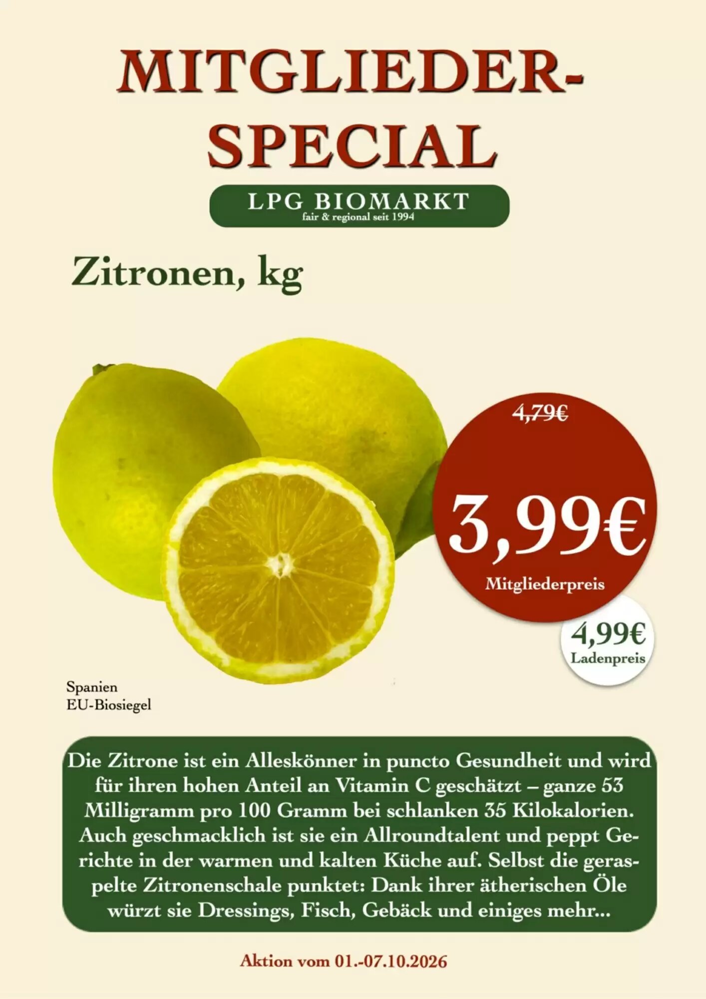 LPG Biomarkt Prospekt (ab 01.10.2026) zum Blättern - Seite 5