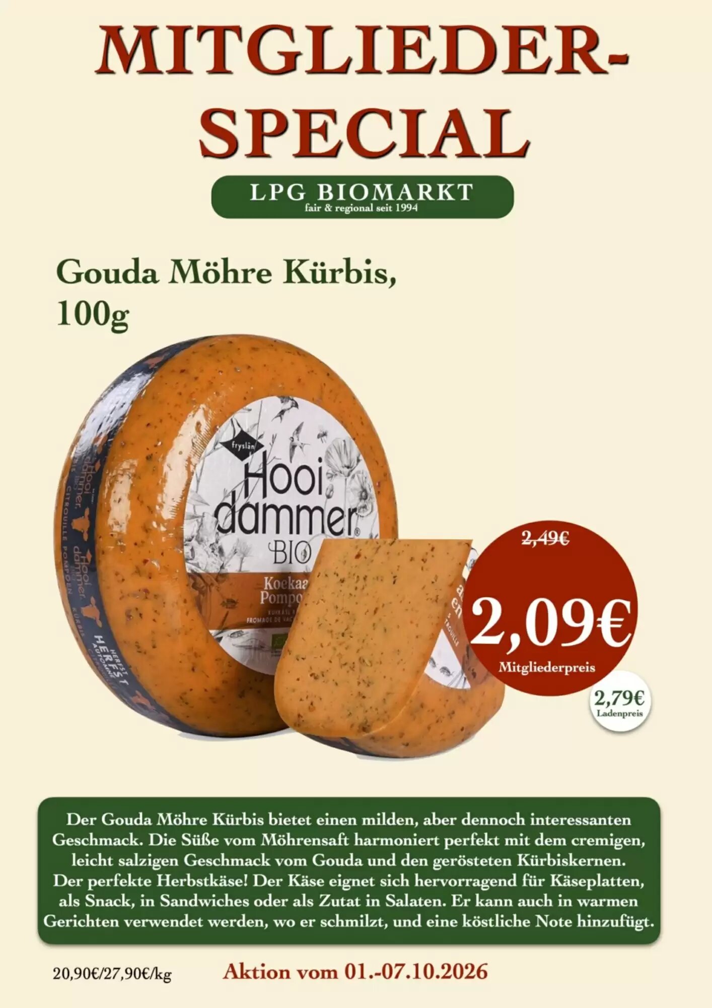 LPG Biomarkt Prospekt (ab 01.10.2026) zum Blättern - Seite 8