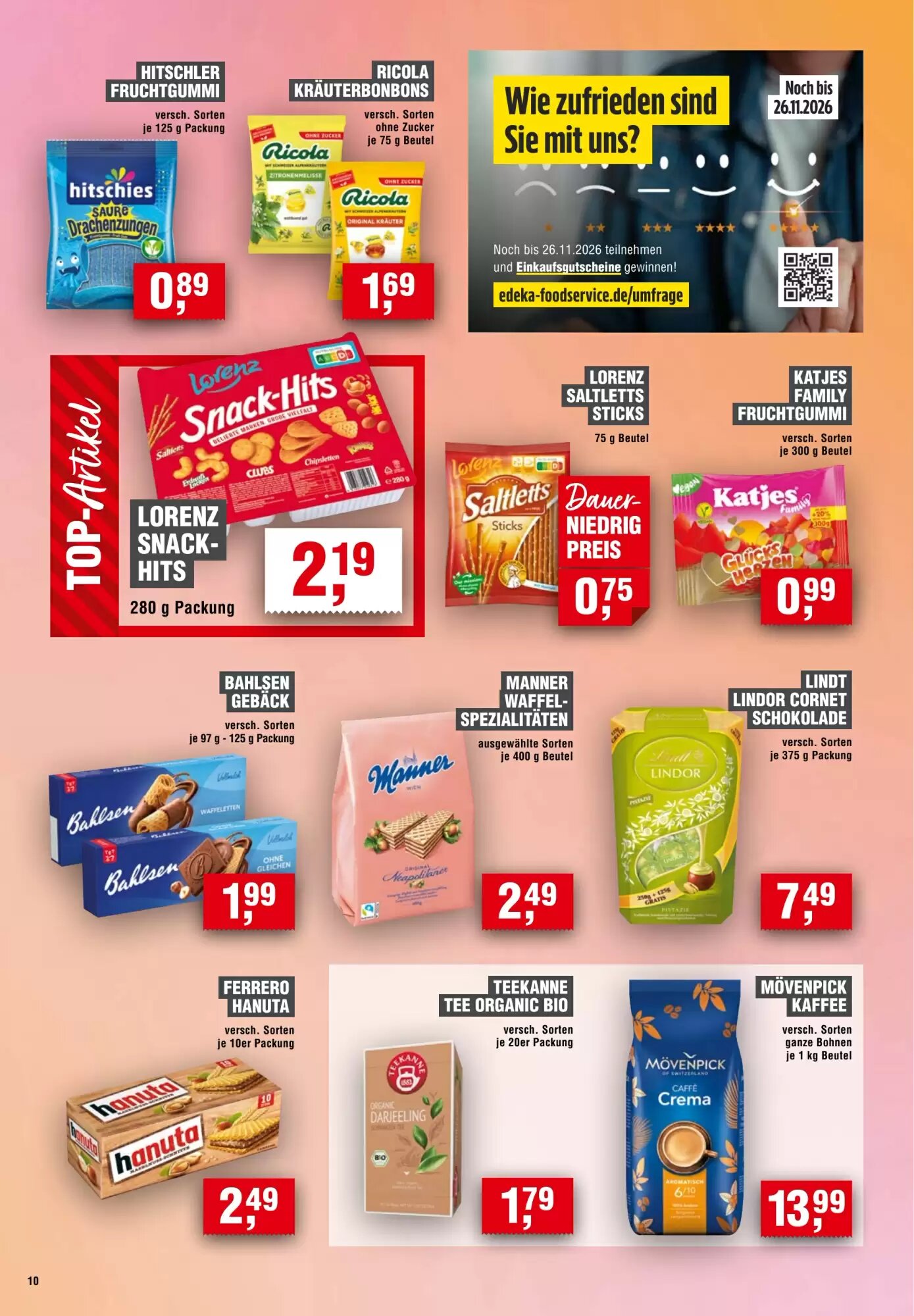 EDEKA Foodservice Prospekt (ab 01.10.2026) zum Blättern - Seite 10