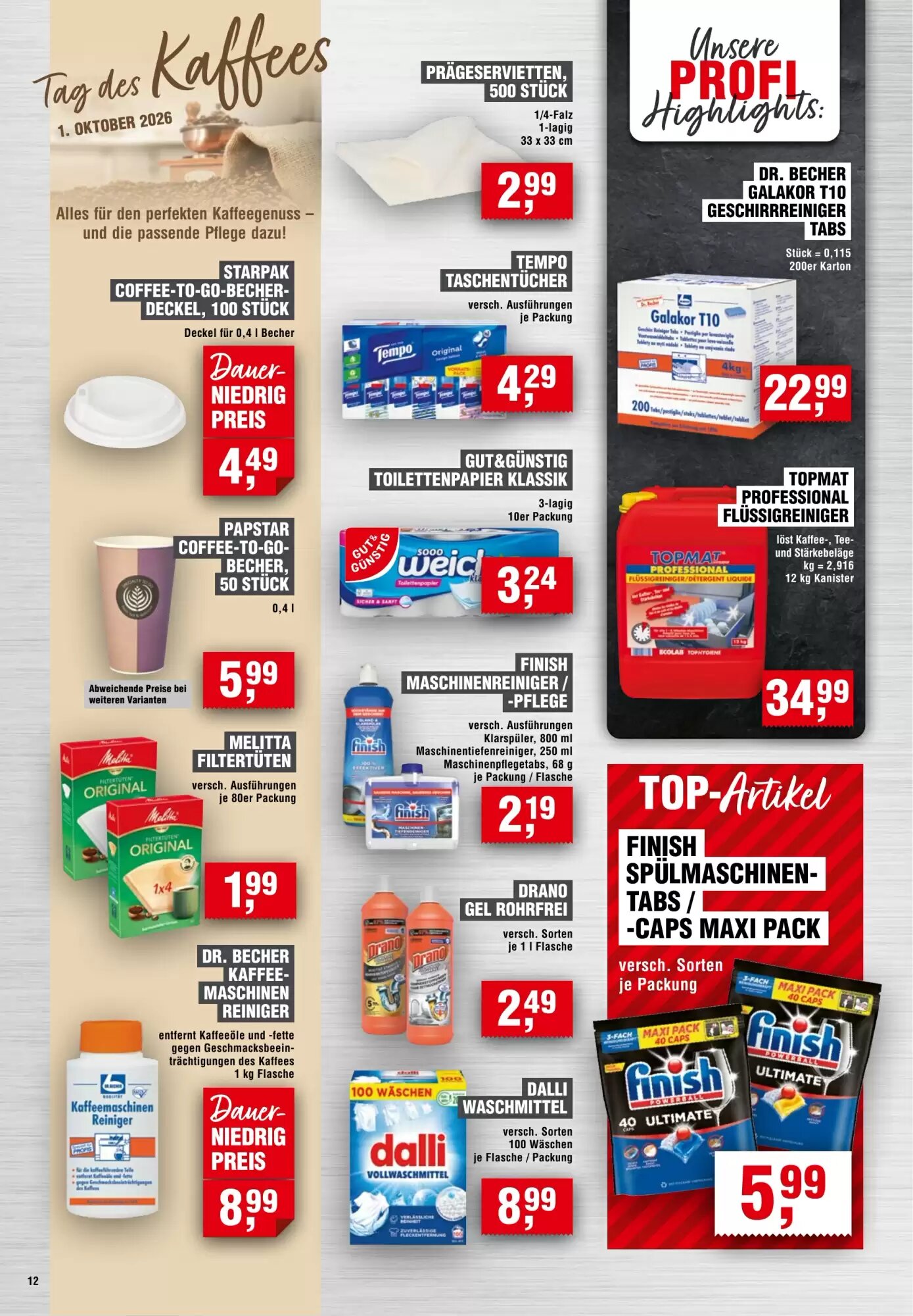 EDEKA Foodservice Prospekt (ab 01.10.2026) zum Blättern - Seite 12