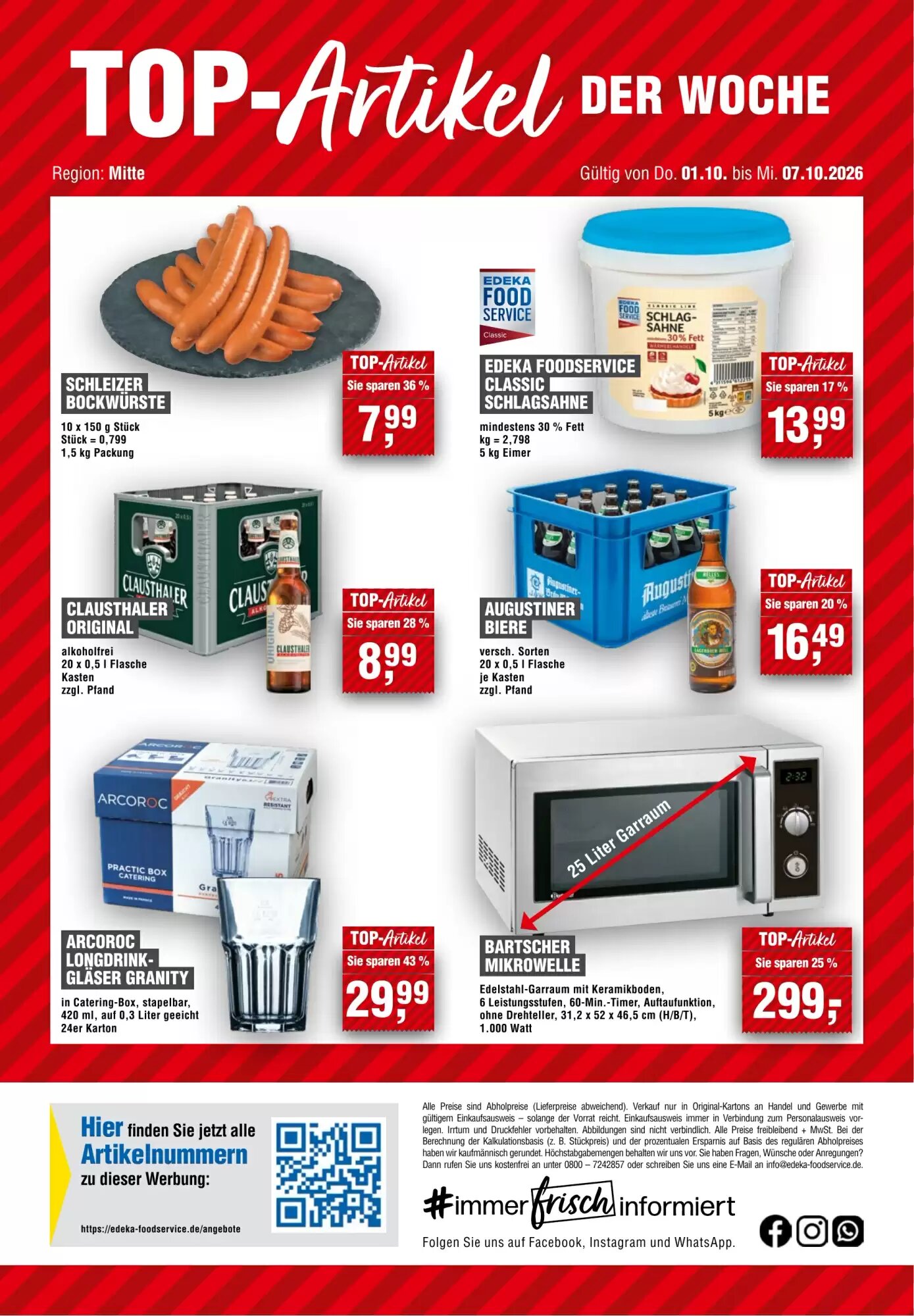 EDEKA Foodservice Prospekt (ab 01.10.2026) zum Blättern - Seite 14