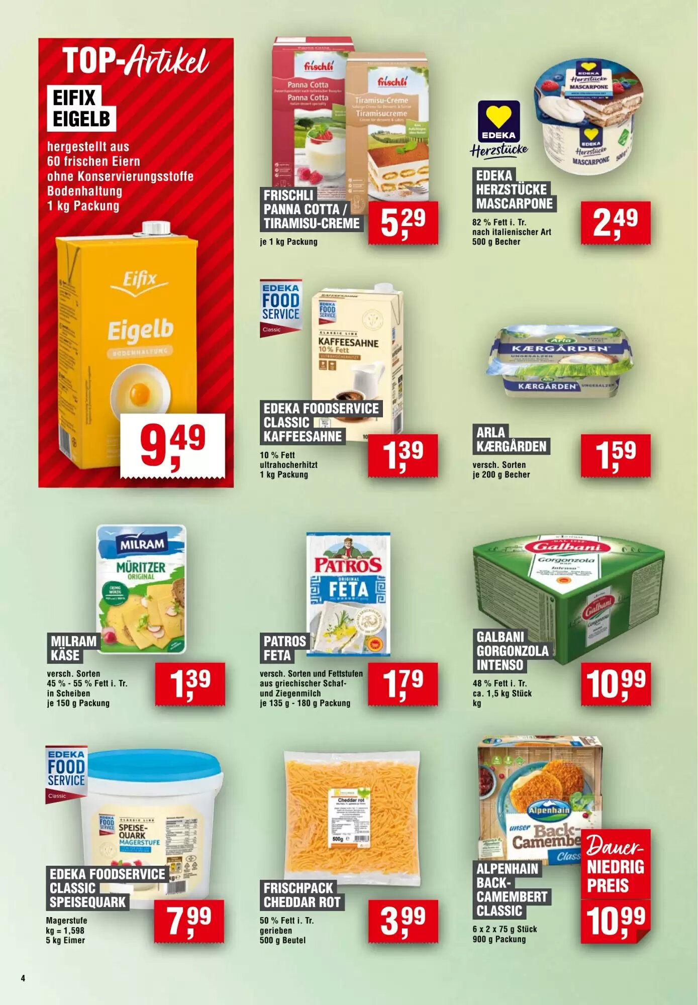 EDEKA Foodservice Prospekt (ab 01.10.2026) zum Blättern - Seite 4