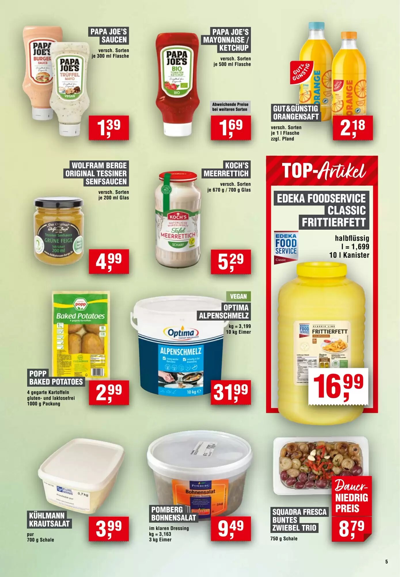 EDEKA Foodservice Prospekt (ab 01.10.2026) zum Blättern - Seite 5