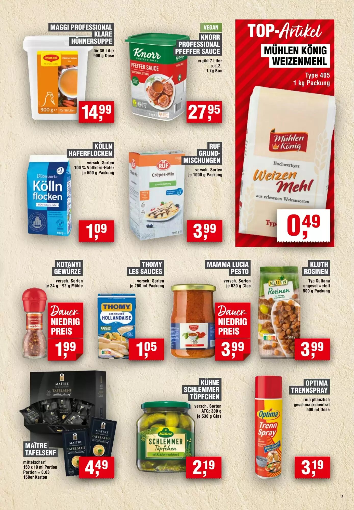 EDEKA Foodservice Prospekt (ab 01.10.2026) zum Blättern - Seite 7
