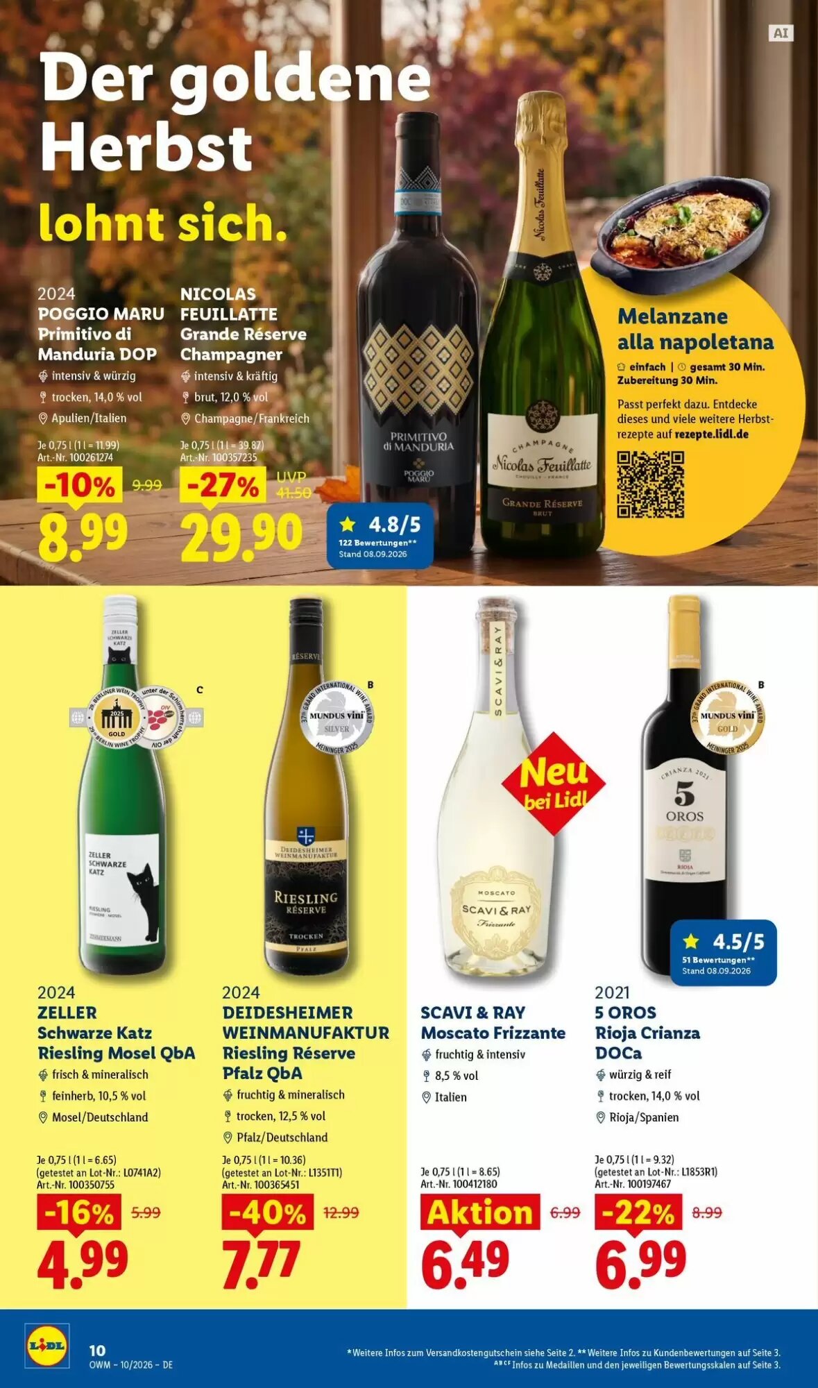 Lidl Prospekt (ab 01.10.2026) zum Blättern - Seite 10