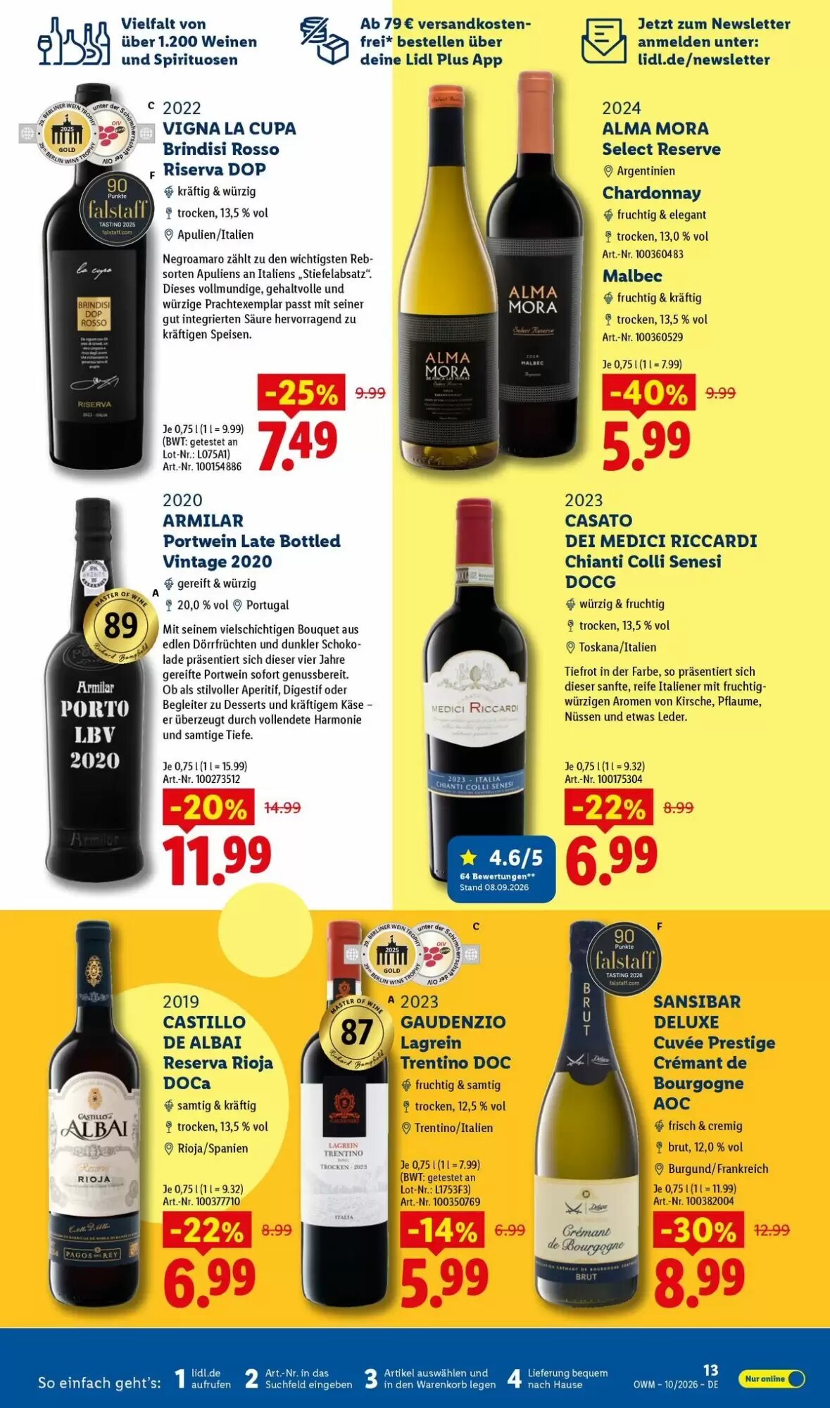 Lidl Prospekt (ab 01.10.2026) zum Blättern - Seite 13