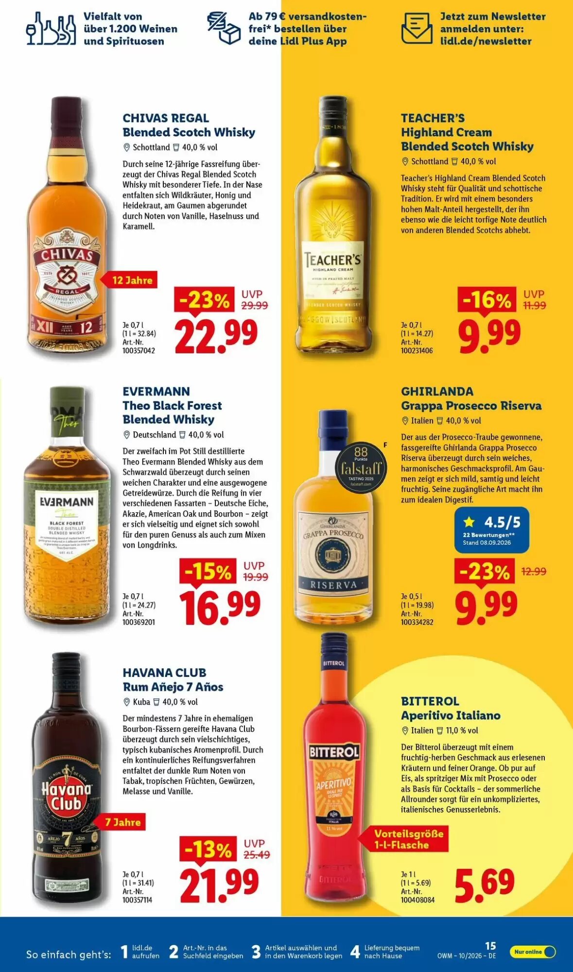 Lidl Prospekt (ab 01.10.2026) zum Blättern - Seite 15