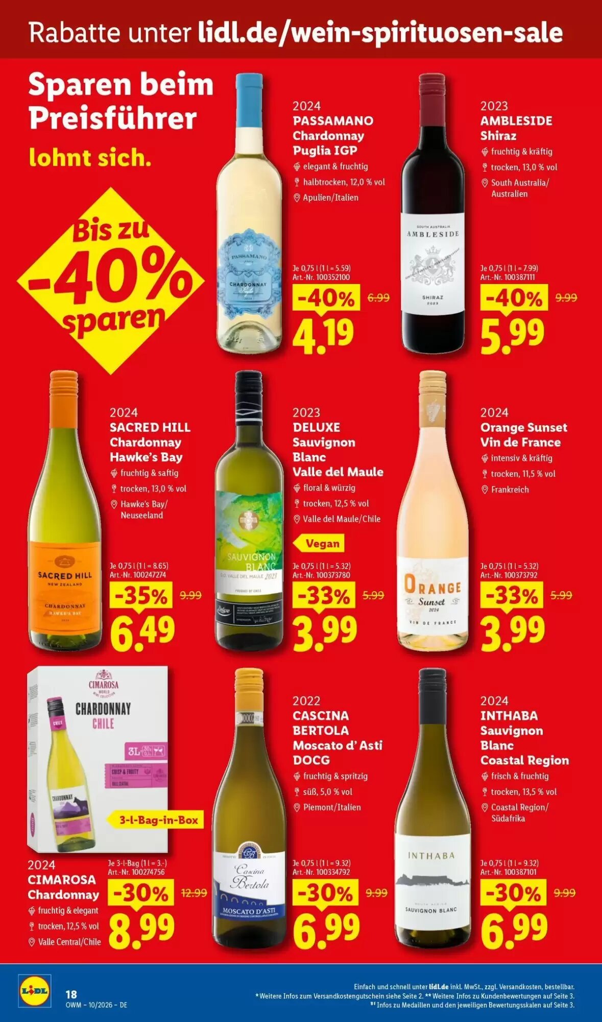 Lidl Prospekt (ab 01.10.2026) zum Blättern - Seite 18