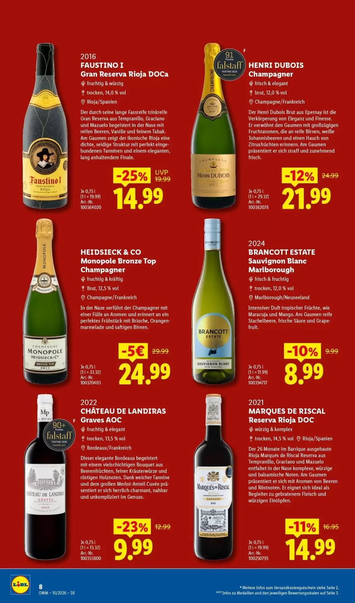 Lidl Prospekt (ab 01.10.2026) zum Blättern - Seite 8