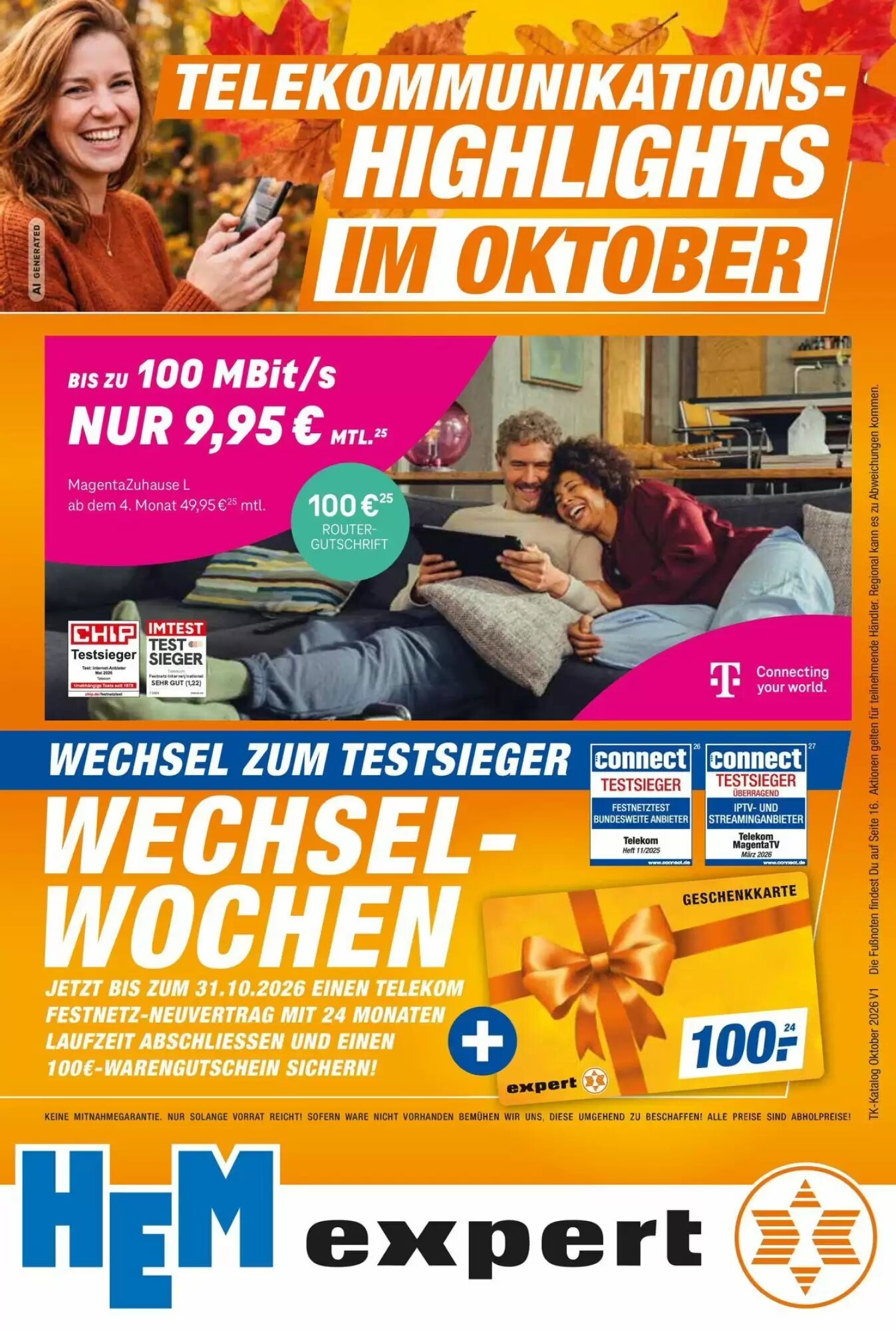 HEM Expert Prospekt (ab 01.10.2026) zum Blättern - Seite 1