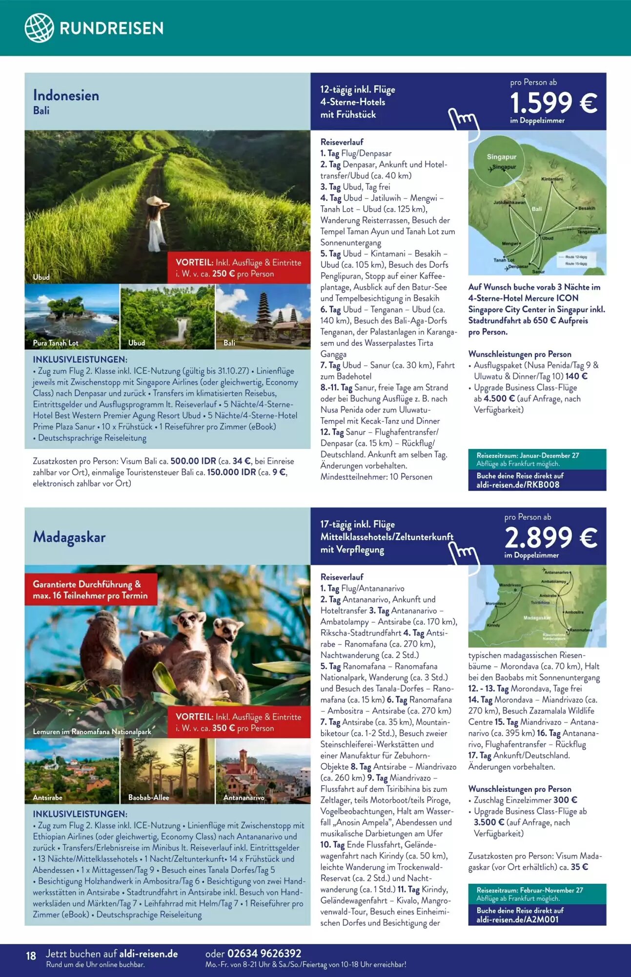 Aldi Süd Reisen Prospekt (ab 01.10.2026) zum Blättern - Seite 18