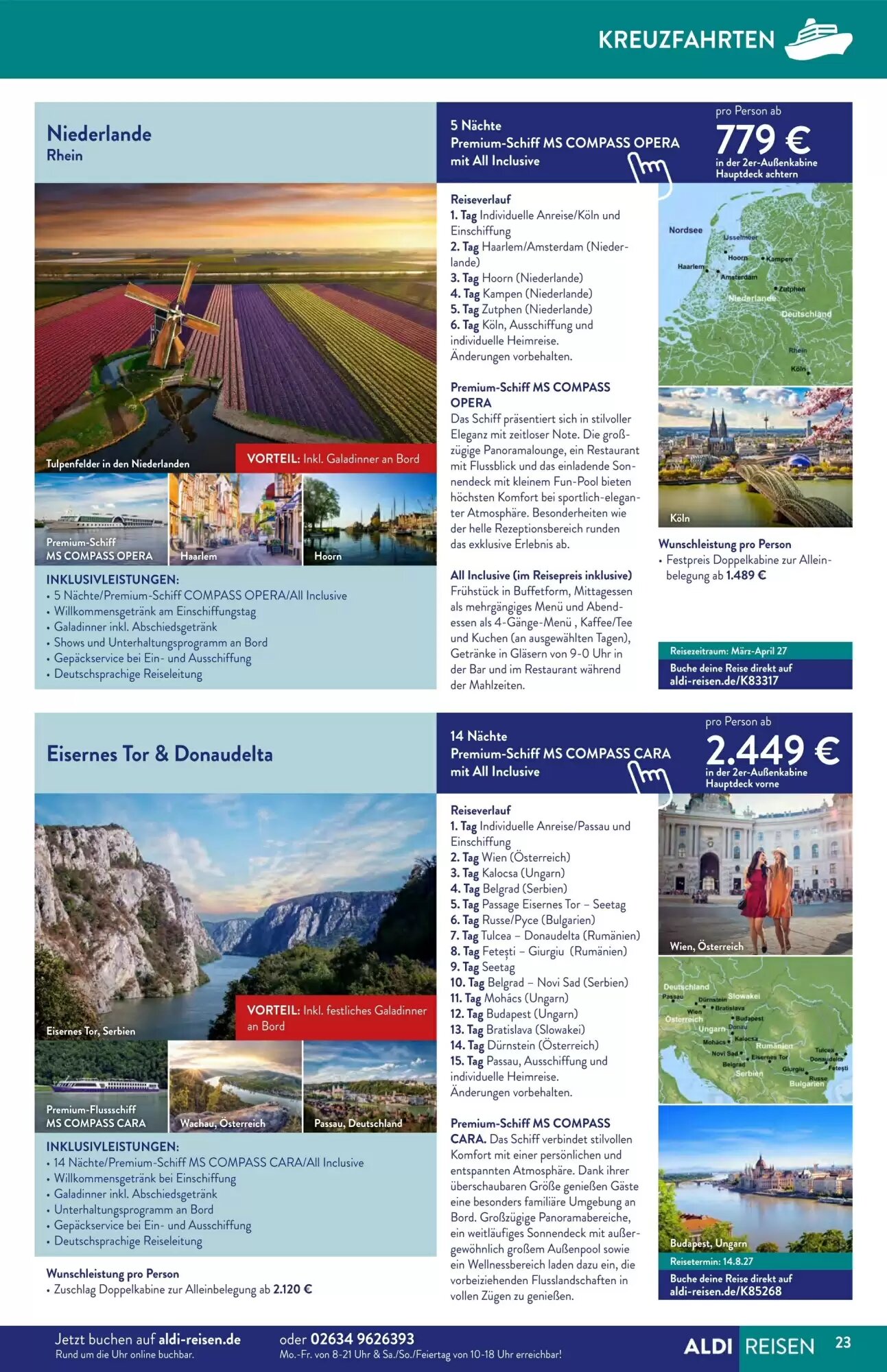 Aldi Süd Reisen Prospekt (ab 01.10.2026) zum Blättern - Seite 23