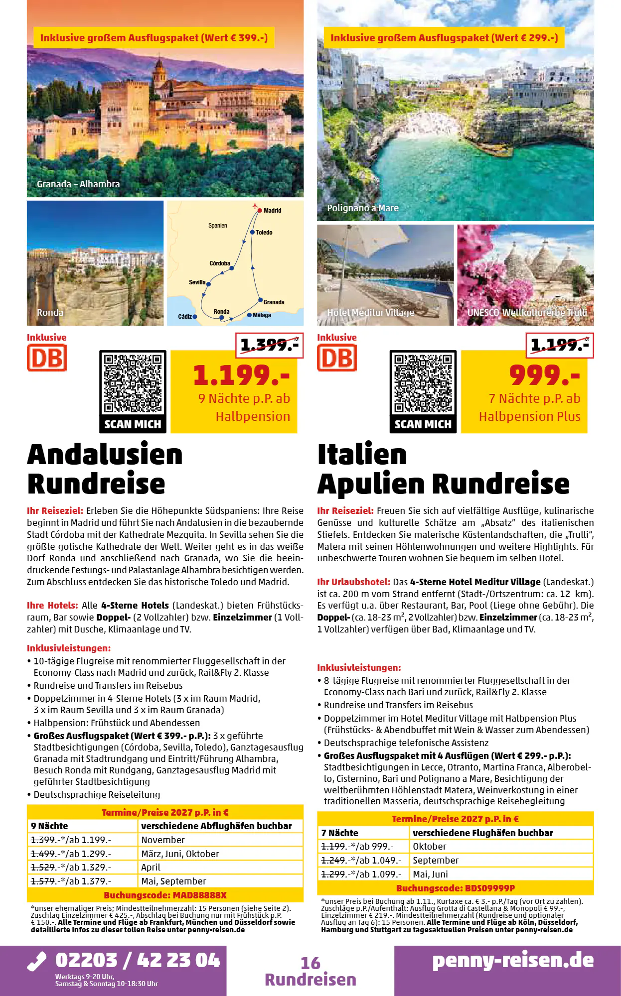 Penny Reisen Prospekt (ab 01.10.2026) zum Blättern - Seite 16