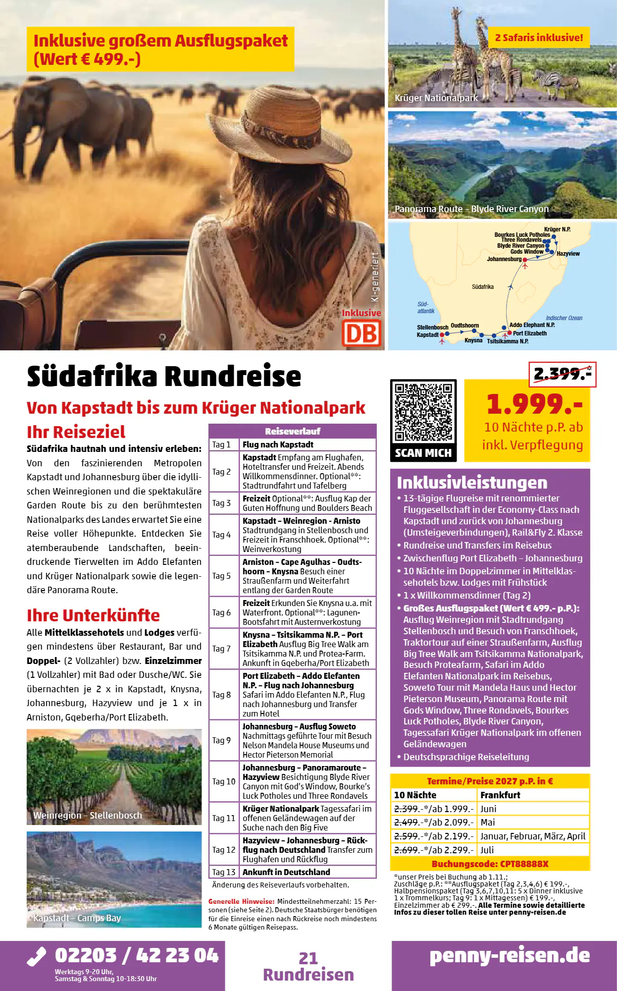 Penny Reisen Prospekt (ab 01.10.2026) zum Blättern - Seite 21