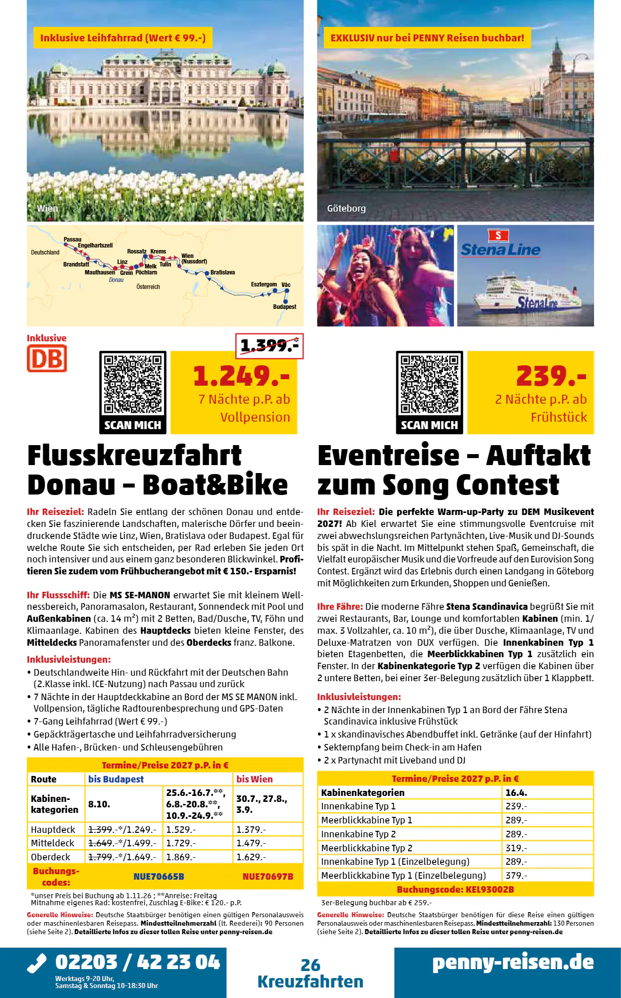 Penny Reisen Prospekt (ab 01.10.2026) zum Blättern - Seite 26