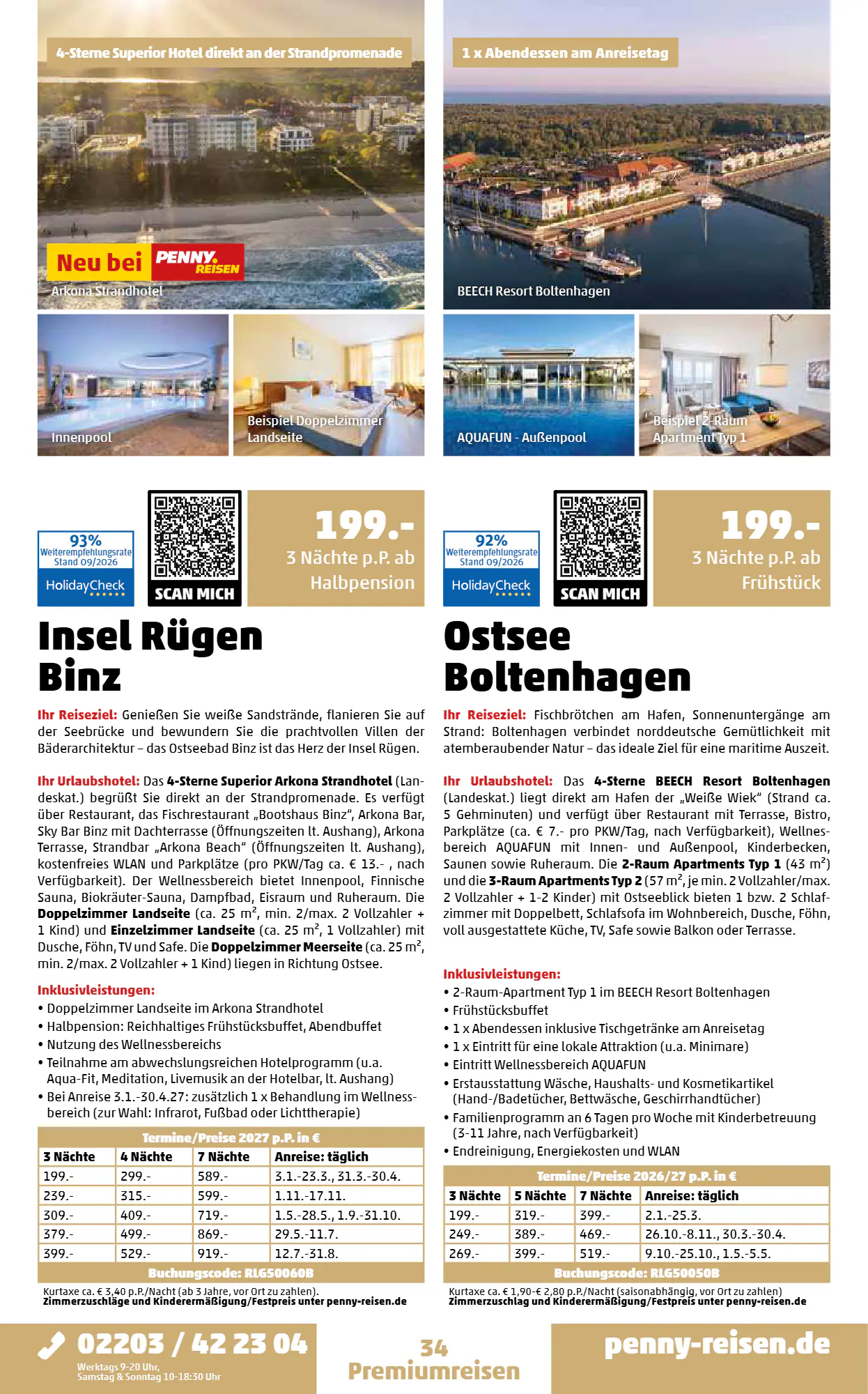 Penny Reisen Prospekt (ab 01.10.2026) zum Blättern - Seite 34