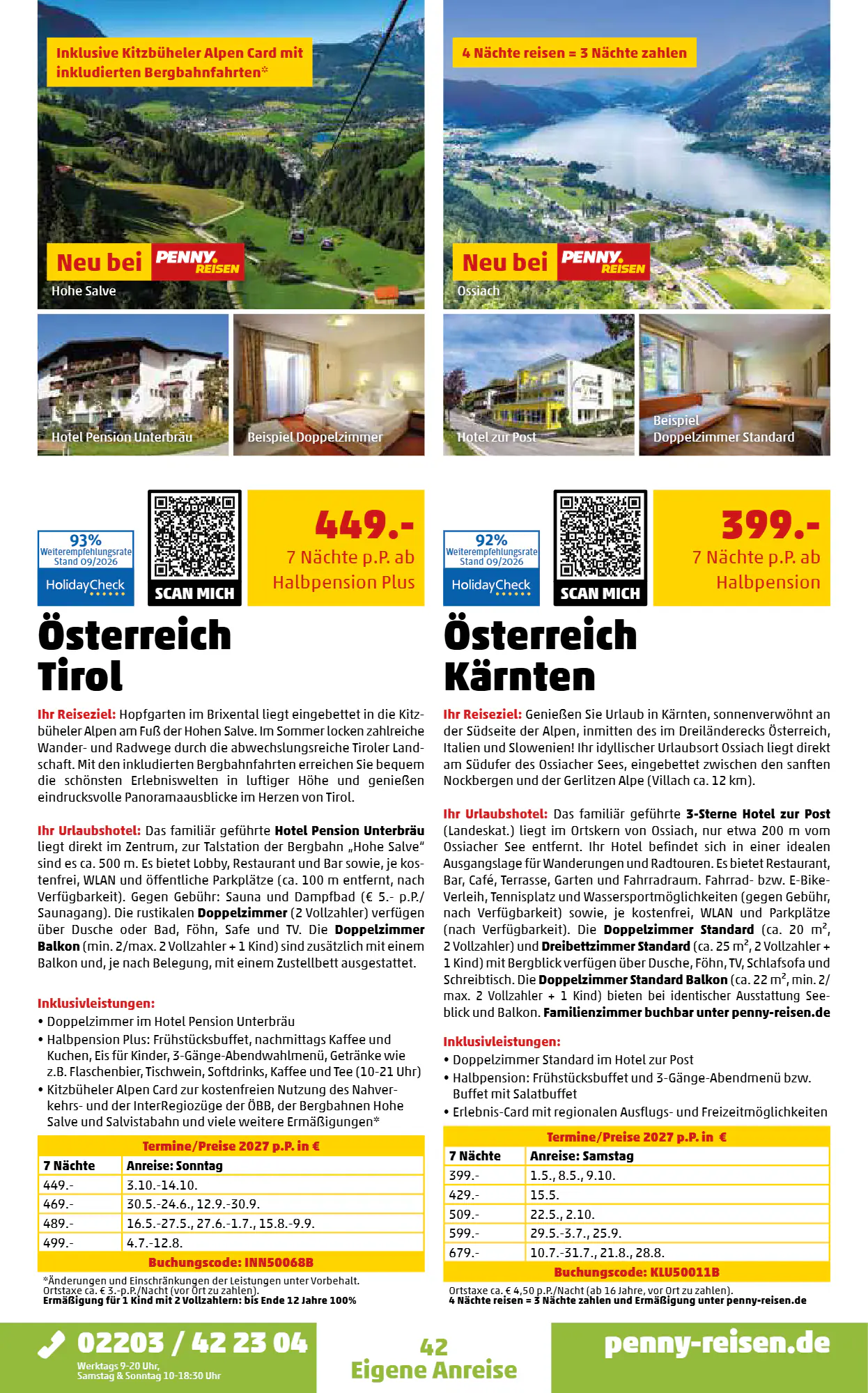 Penny Reisen Prospekt (ab 01.10.2026) zum Blättern - Seite 42