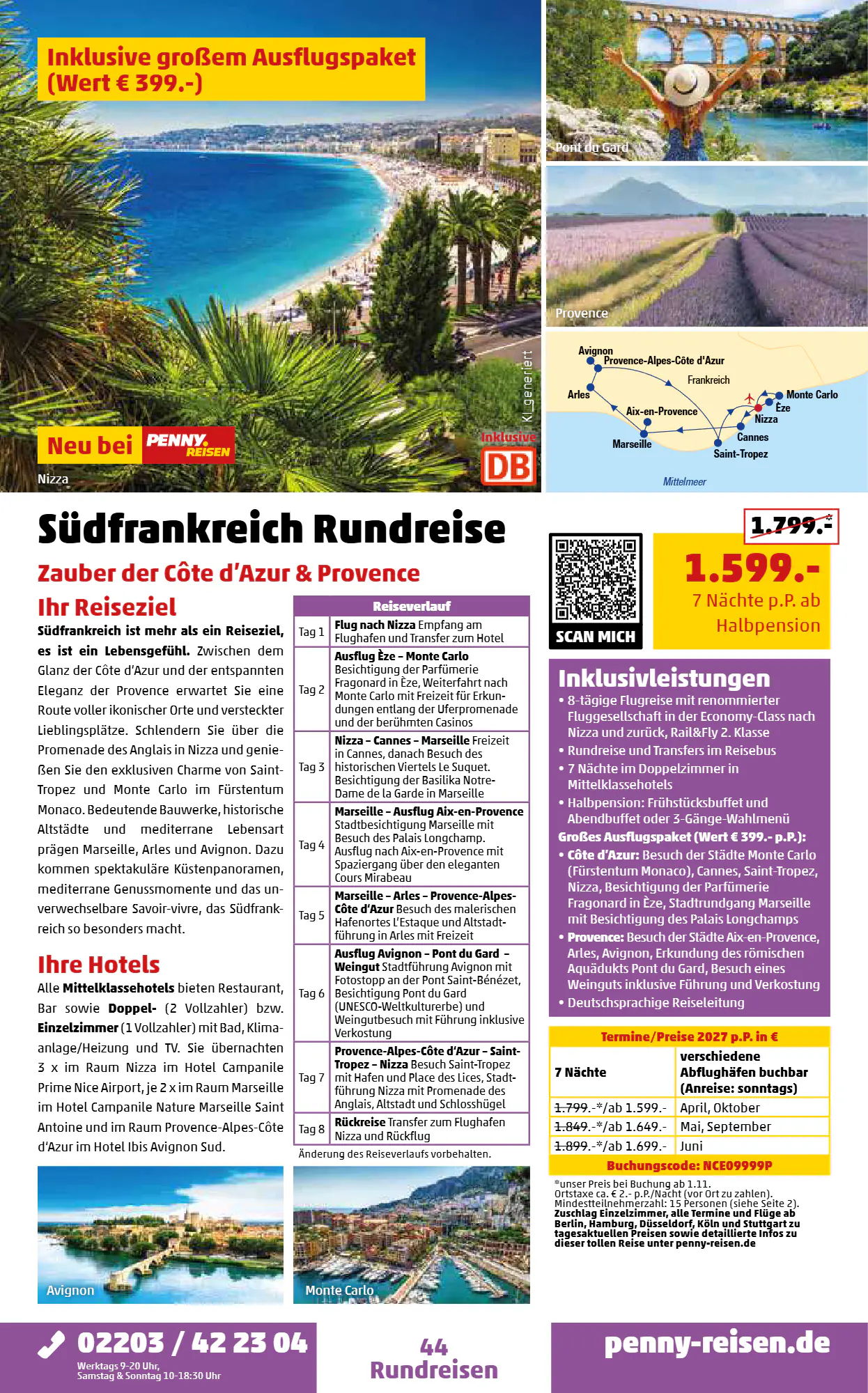 Penny Reisen Prospekt (ab 01.10.2026) zum Blättern - Seite 44