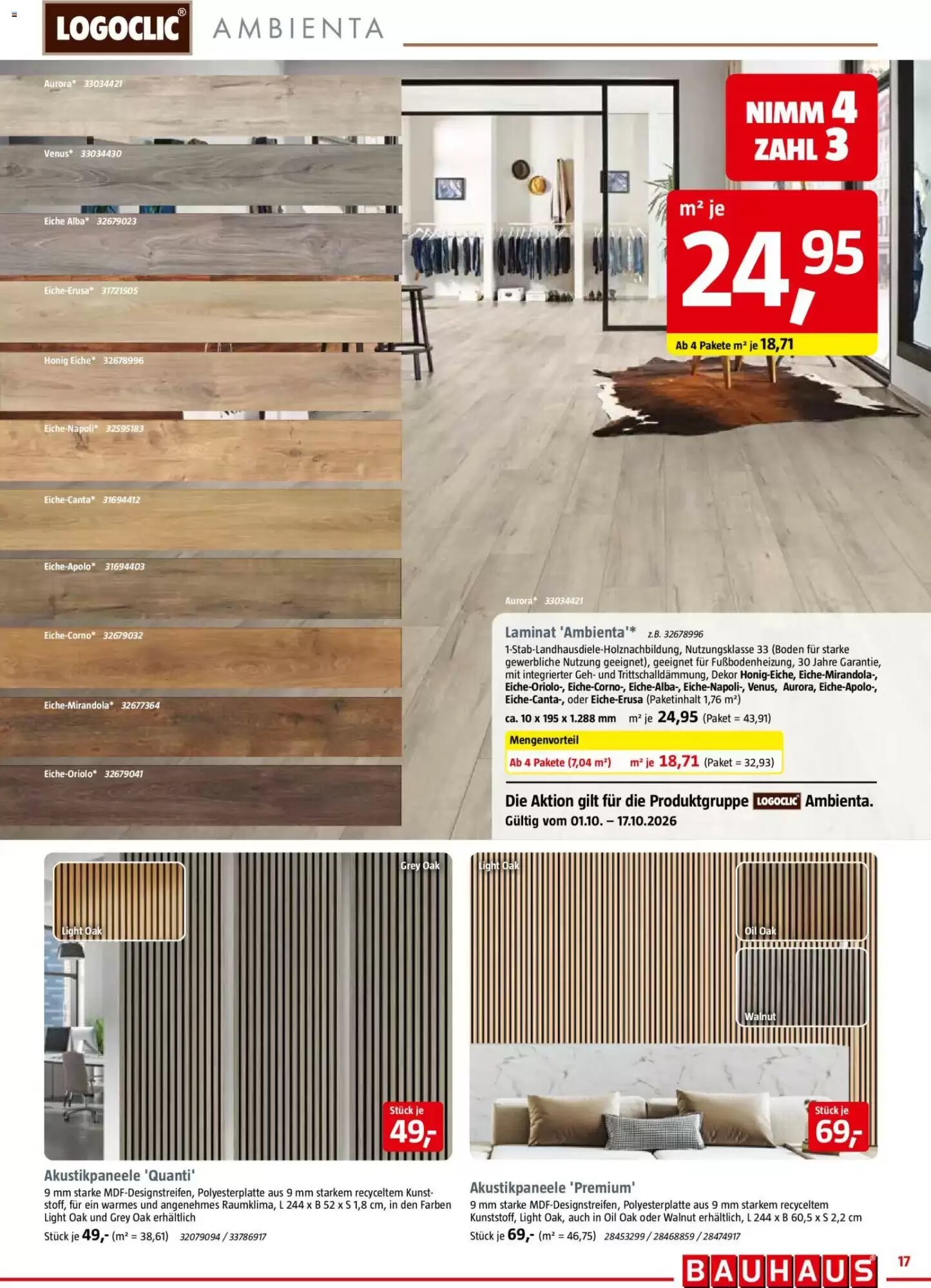 Bauhaus Prospekt (ab 02.10.2026) zum Blättern - Seite 17