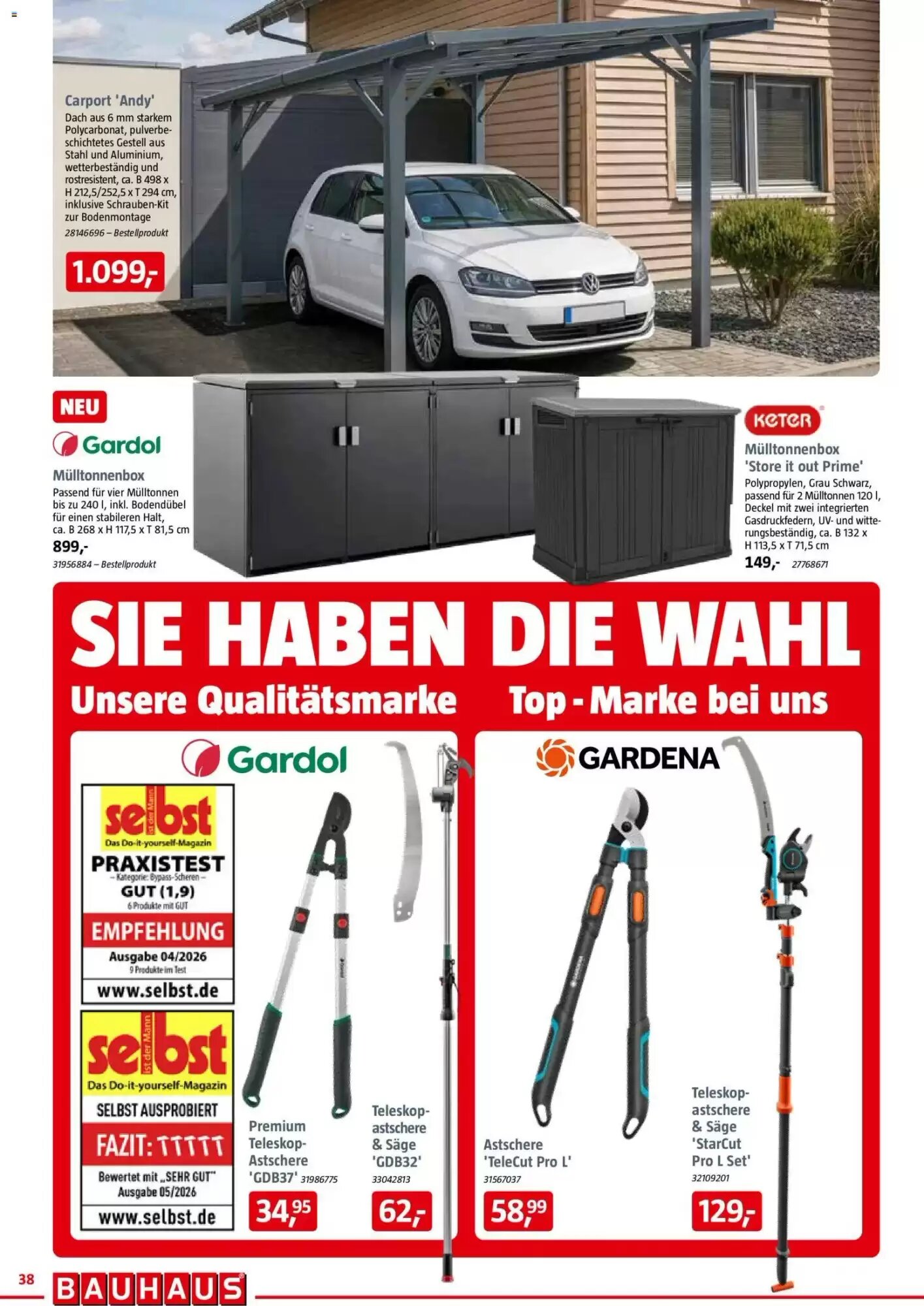 Bauhaus Prospekt (ab 02.10.2026) zum Blättern - Seite 38