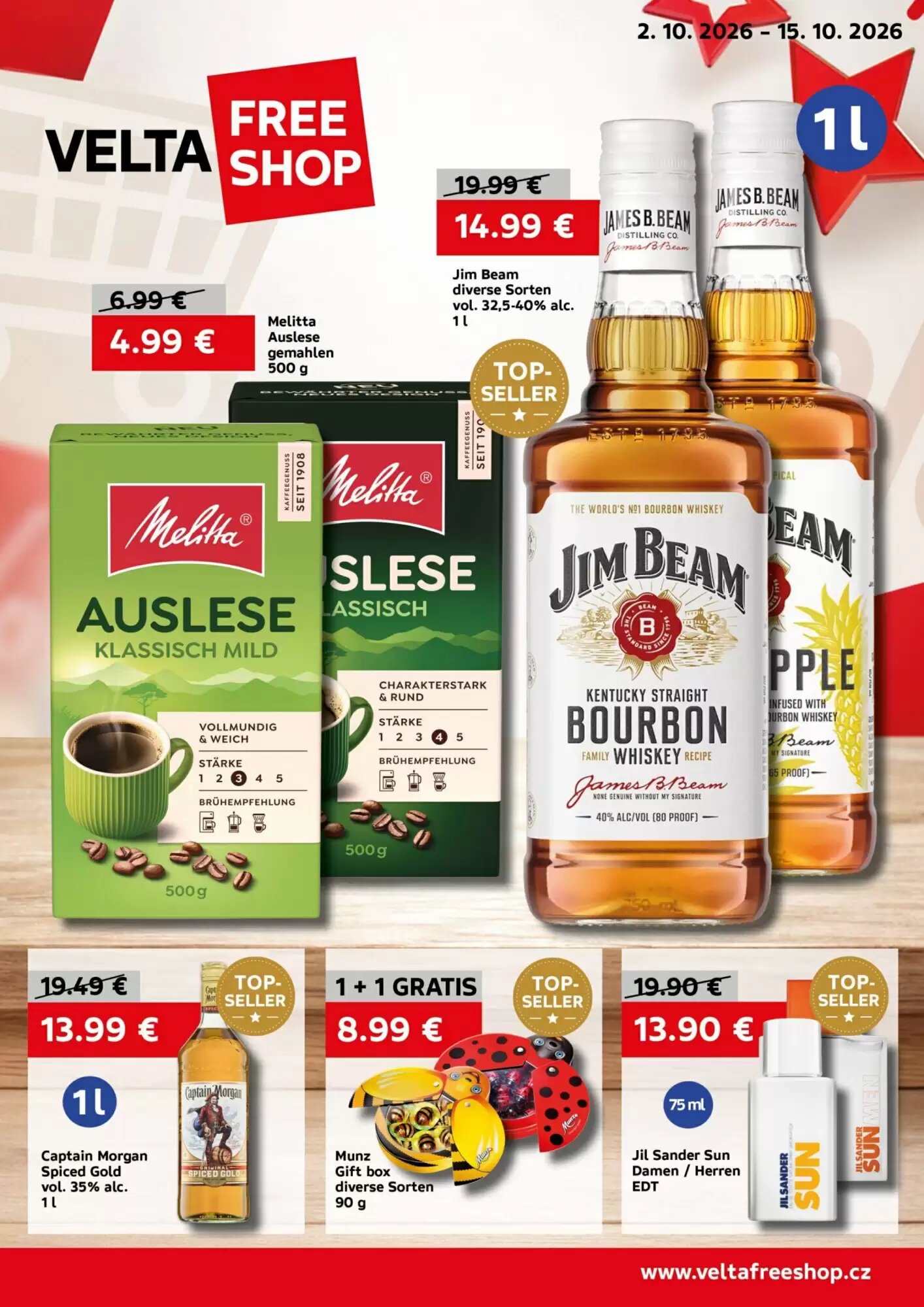 VELTA Free Shop Prospekt (ab 02.10.2026) zum Blättern - Seite 1