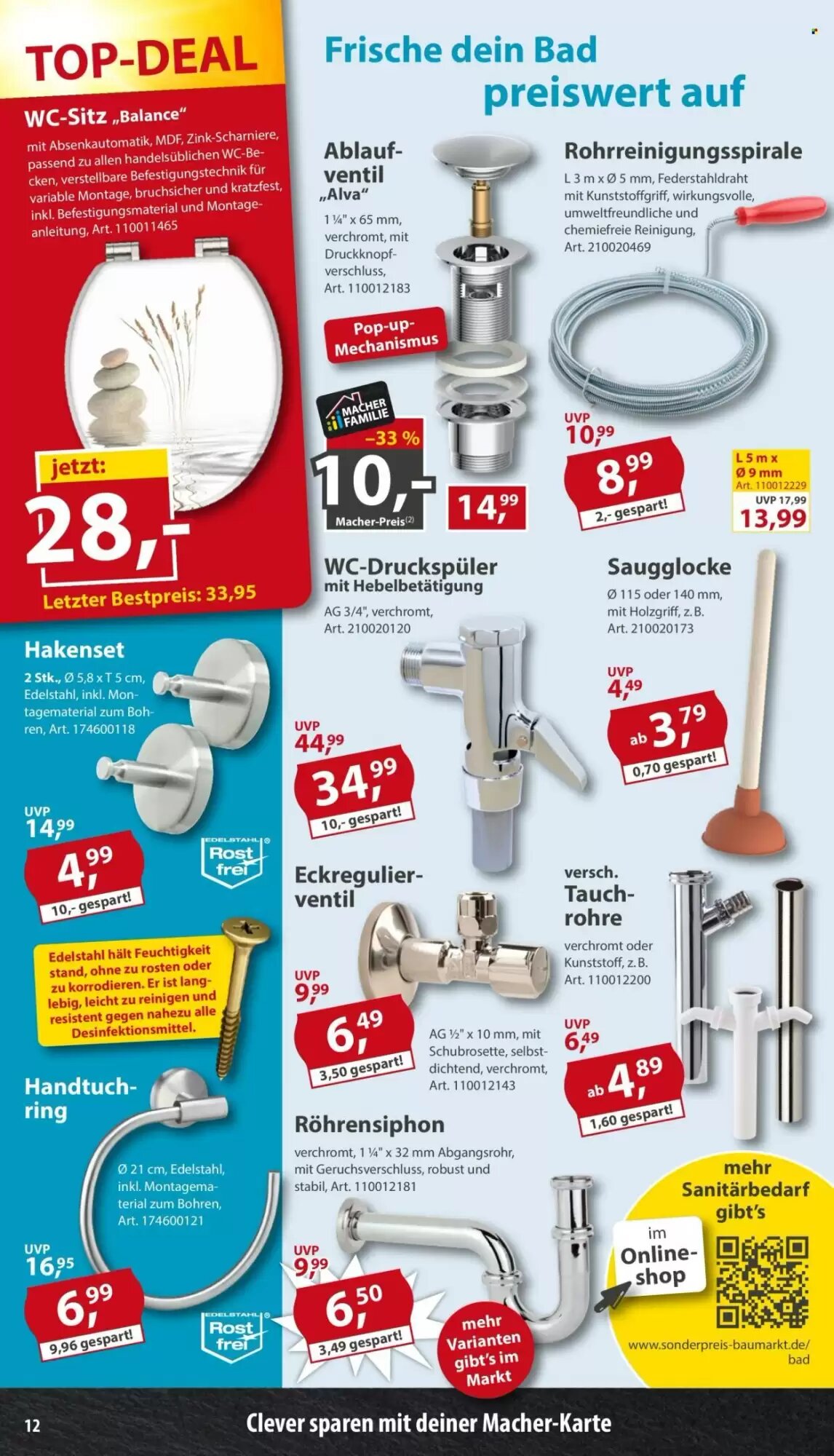 Sonderpreis Baumarkt Prospekt (ab 03.10.2026) zum Blättern - Seite 12