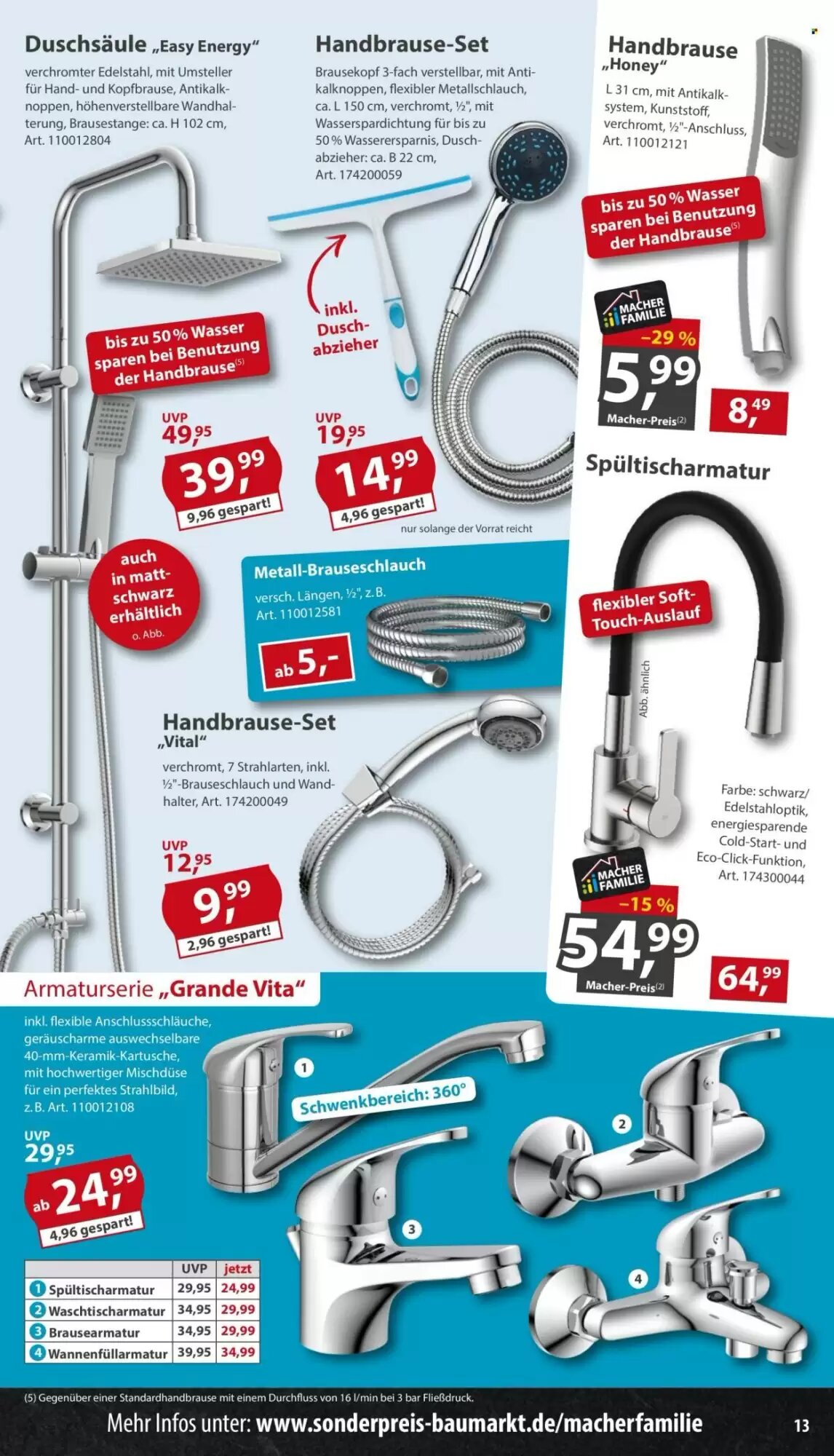 Sonderpreis Baumarkt Prospekt (ab 03.10.2026) zum Blättern - Seite 13