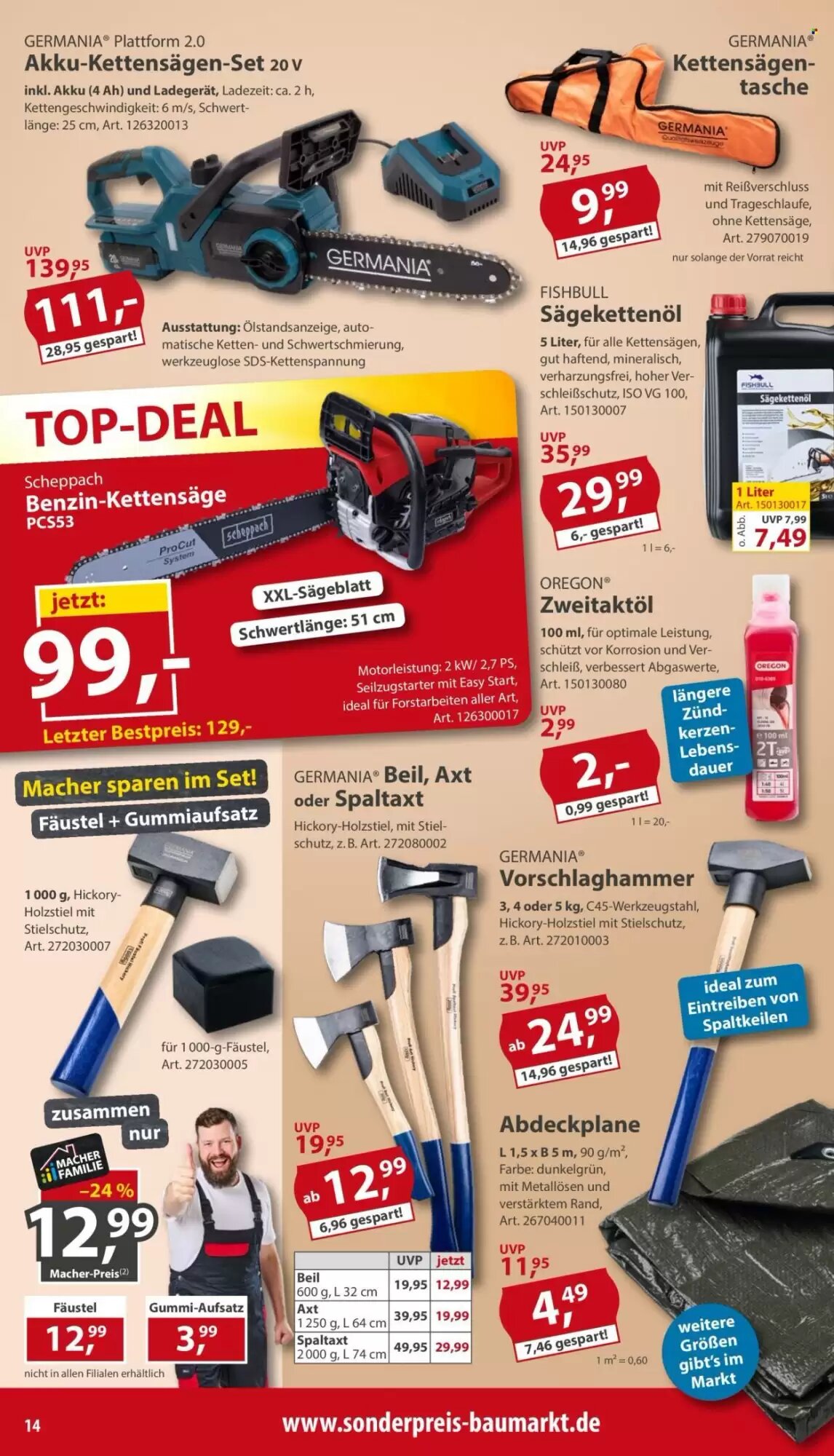 Sonderpreis Baumarkt Prospekt (ab 03.10.2026) zum Blättern - Seite 14