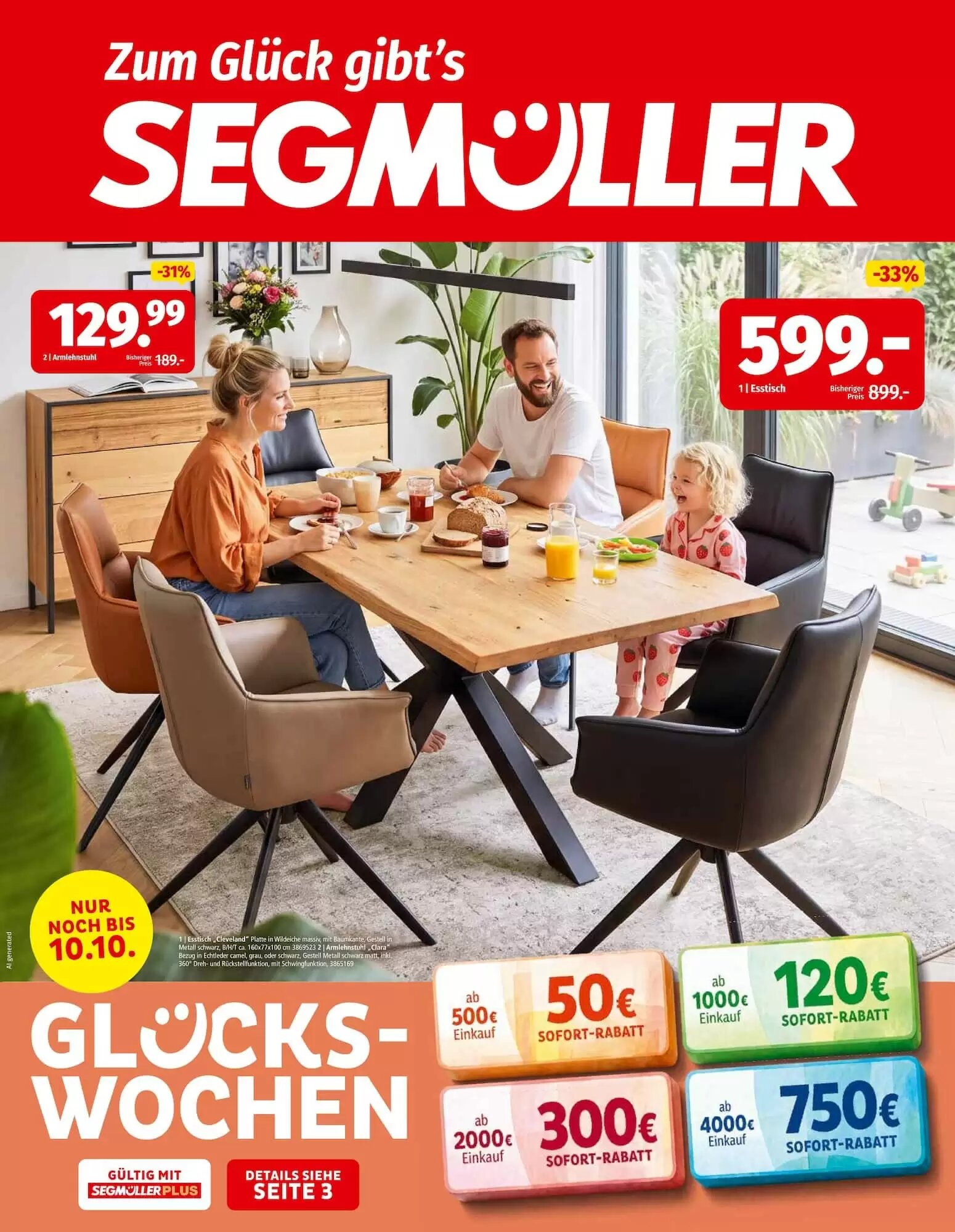 Segmüller Prospekt (ab 03.10.2026) zum Blättern - Seite 1