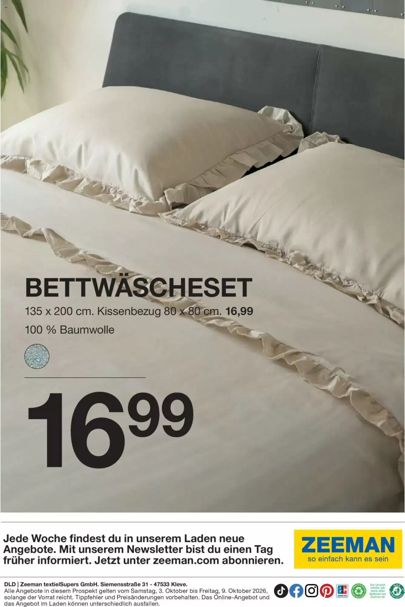 Zeeman Prospekt (ab 03.10.2026) zum Blättern - Seite 14