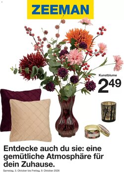Zeeman Prospekt (ab 03.10.2026) zum Blättern