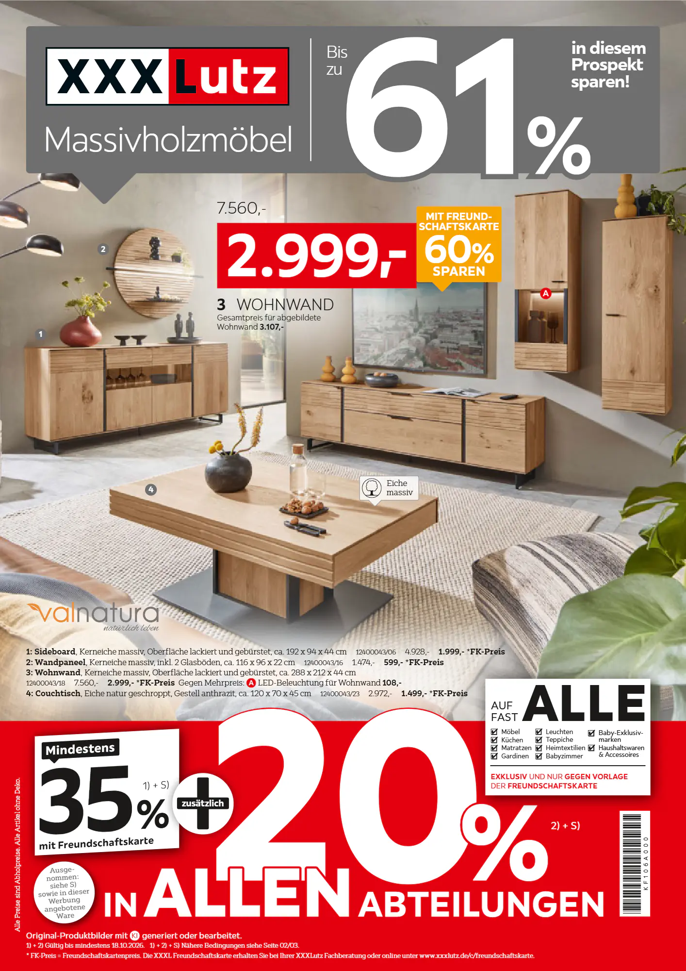 XXXLutz Prospekt (ab 03.10.2026) zum Blättern - Seite 1