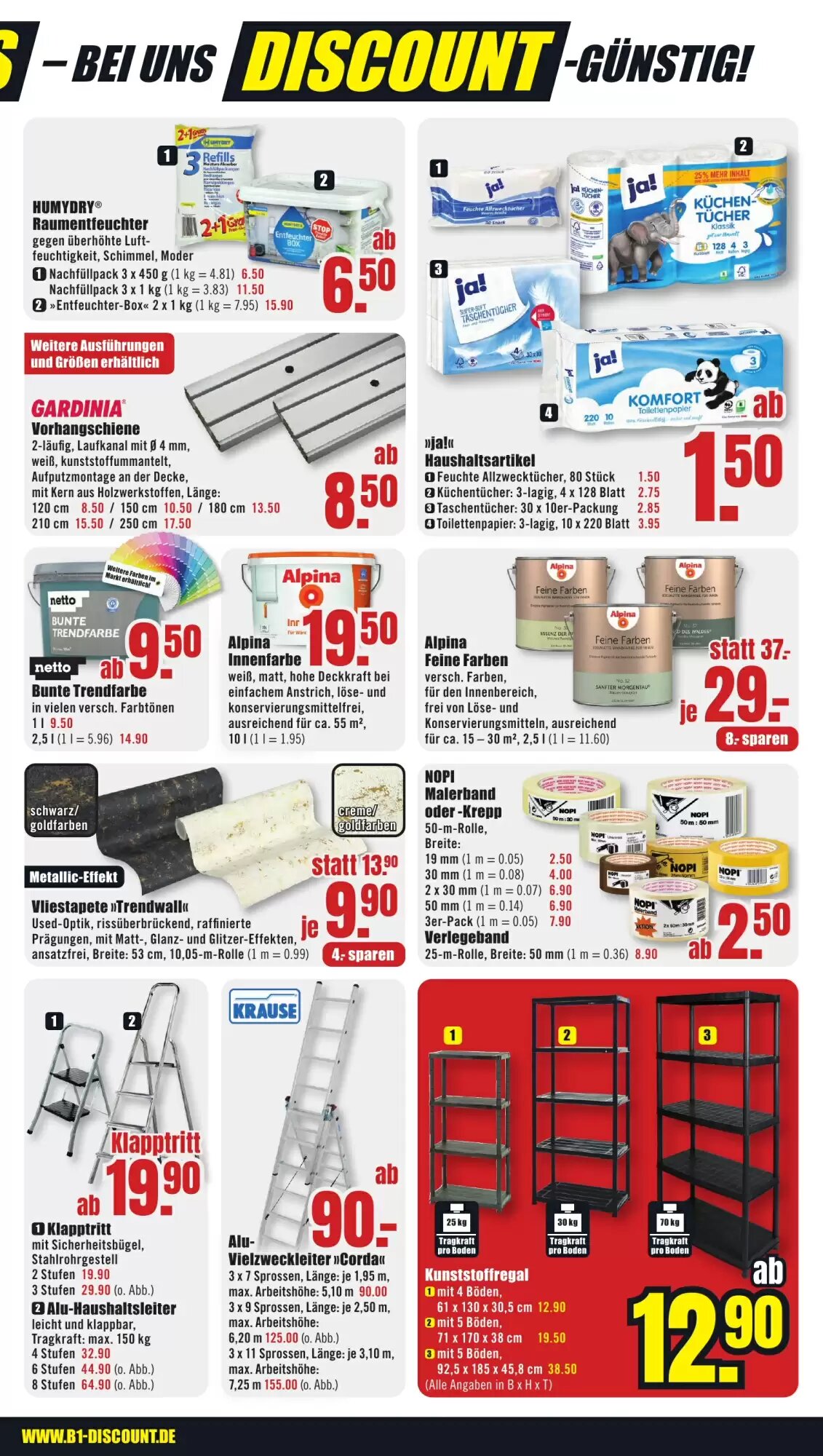 B1 Discount Baumarkt Prospekt (ab 04.10.2026) zum Blättern - Seite 5