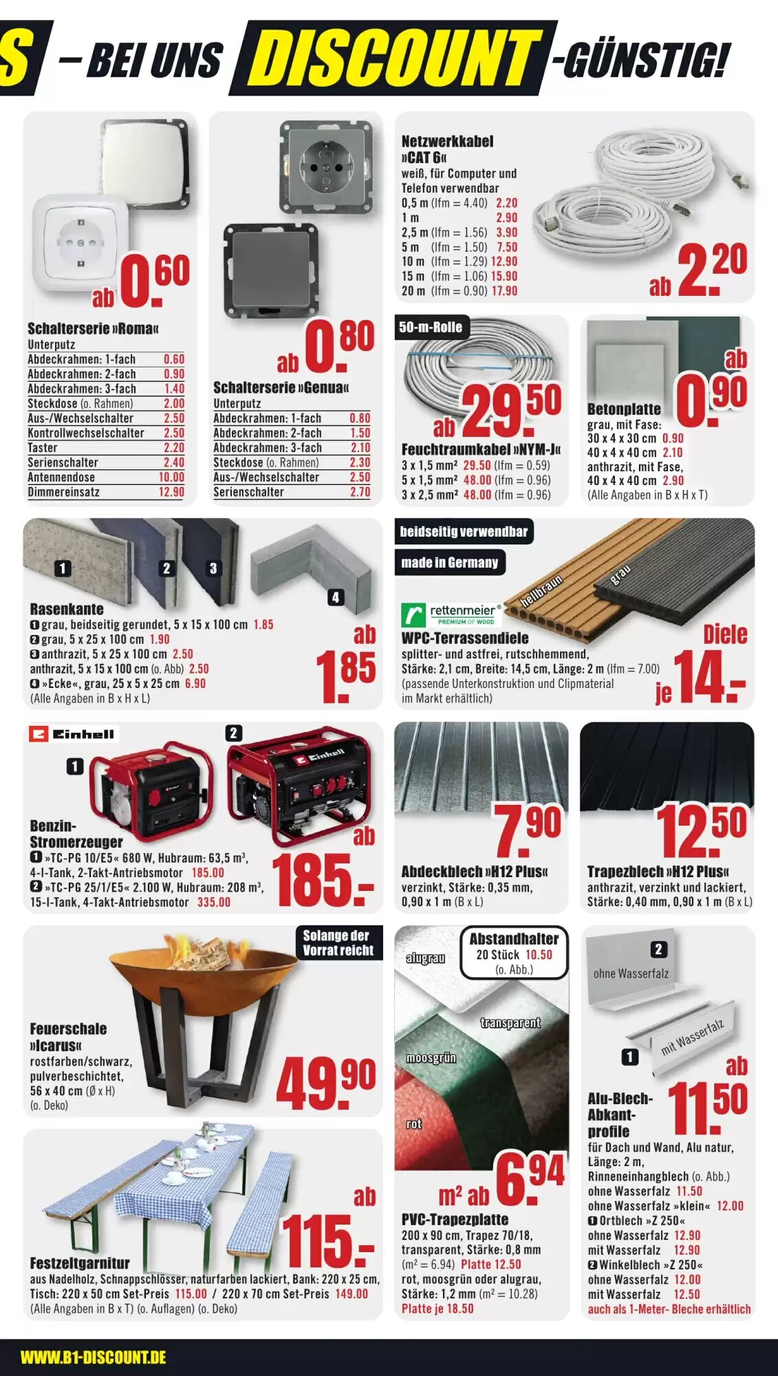 B1 Discount Baumarkt Prospekt (ab 04.10.2026) zum Blättern - Seite 7