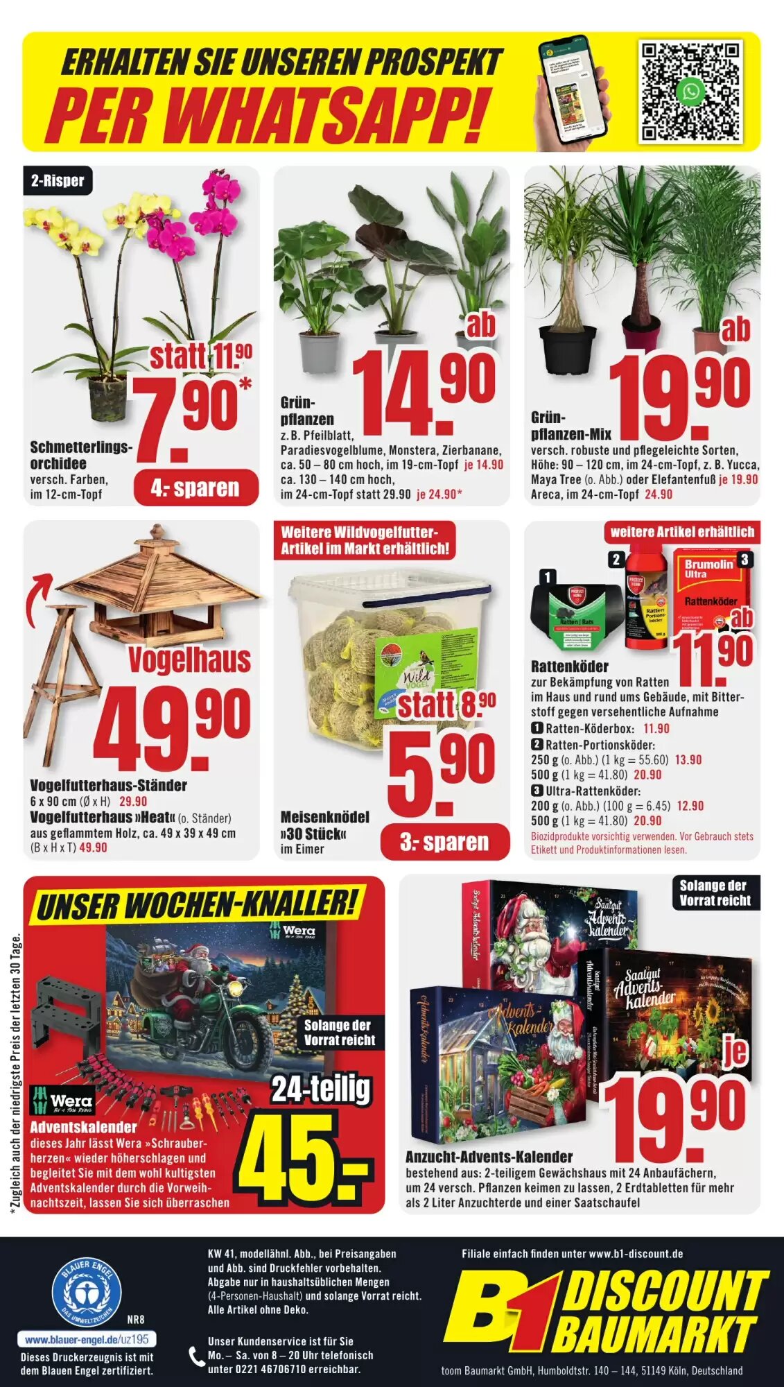 B1 Discount Baumarkt Prospekt (ab 04.10.2026) zum Blättern - Seite 8