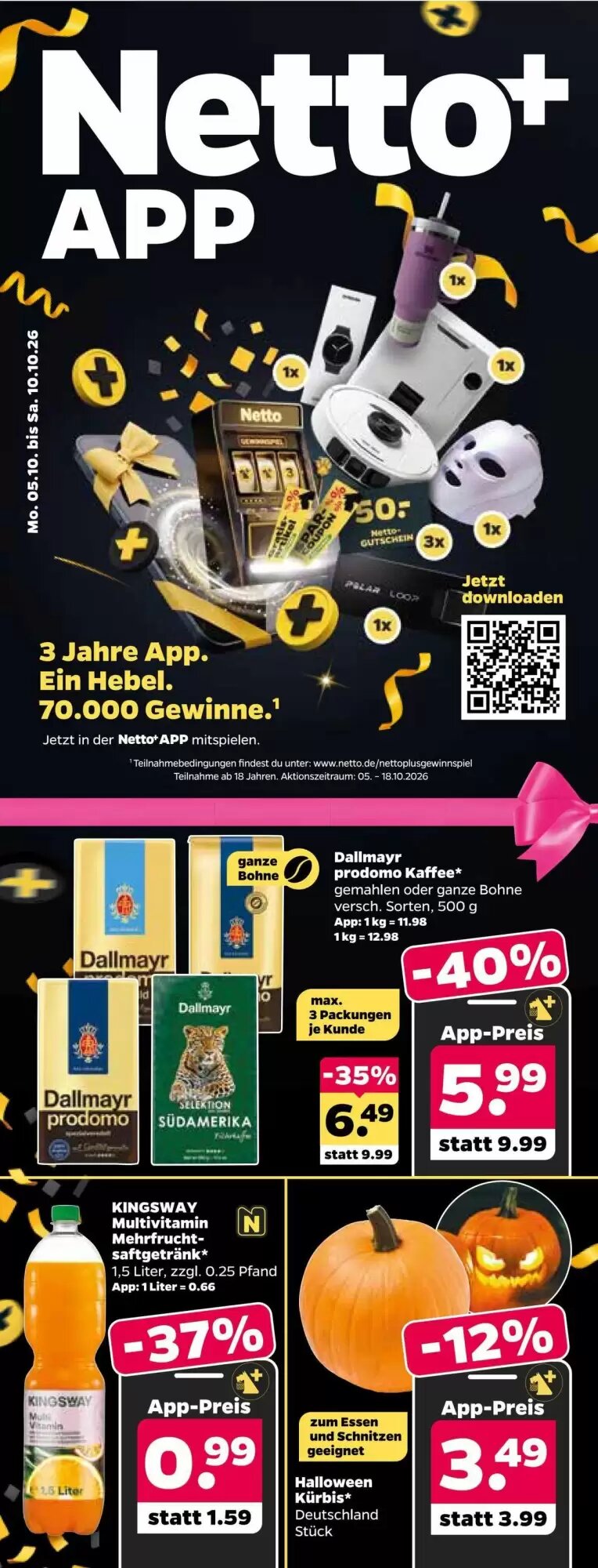 NETTO Prospekt (ab 05.10.2026) zum Blättern - Seite 1