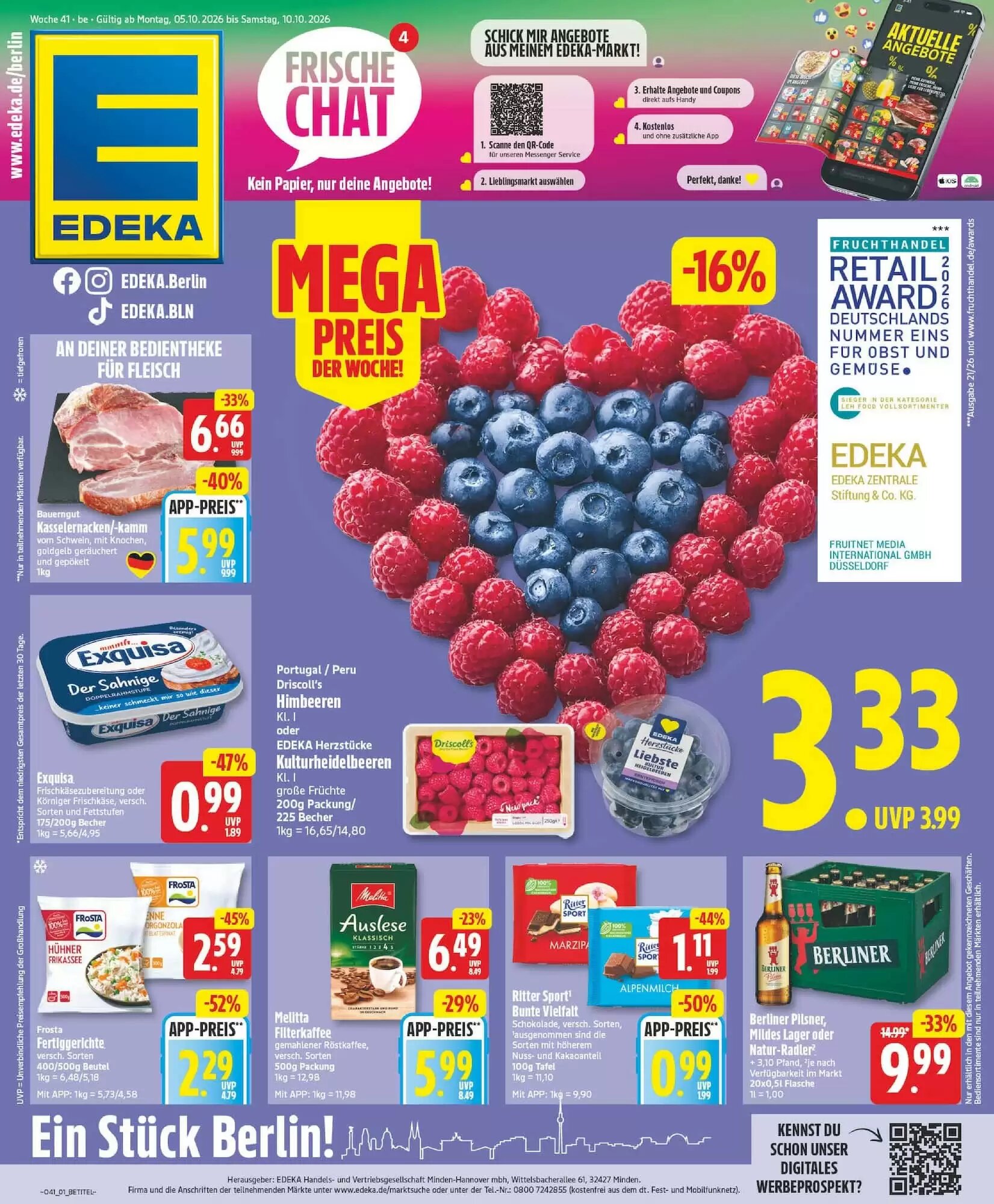Edeka Prospekt (ab 05.10.2026) zum Blättern - Seite 1