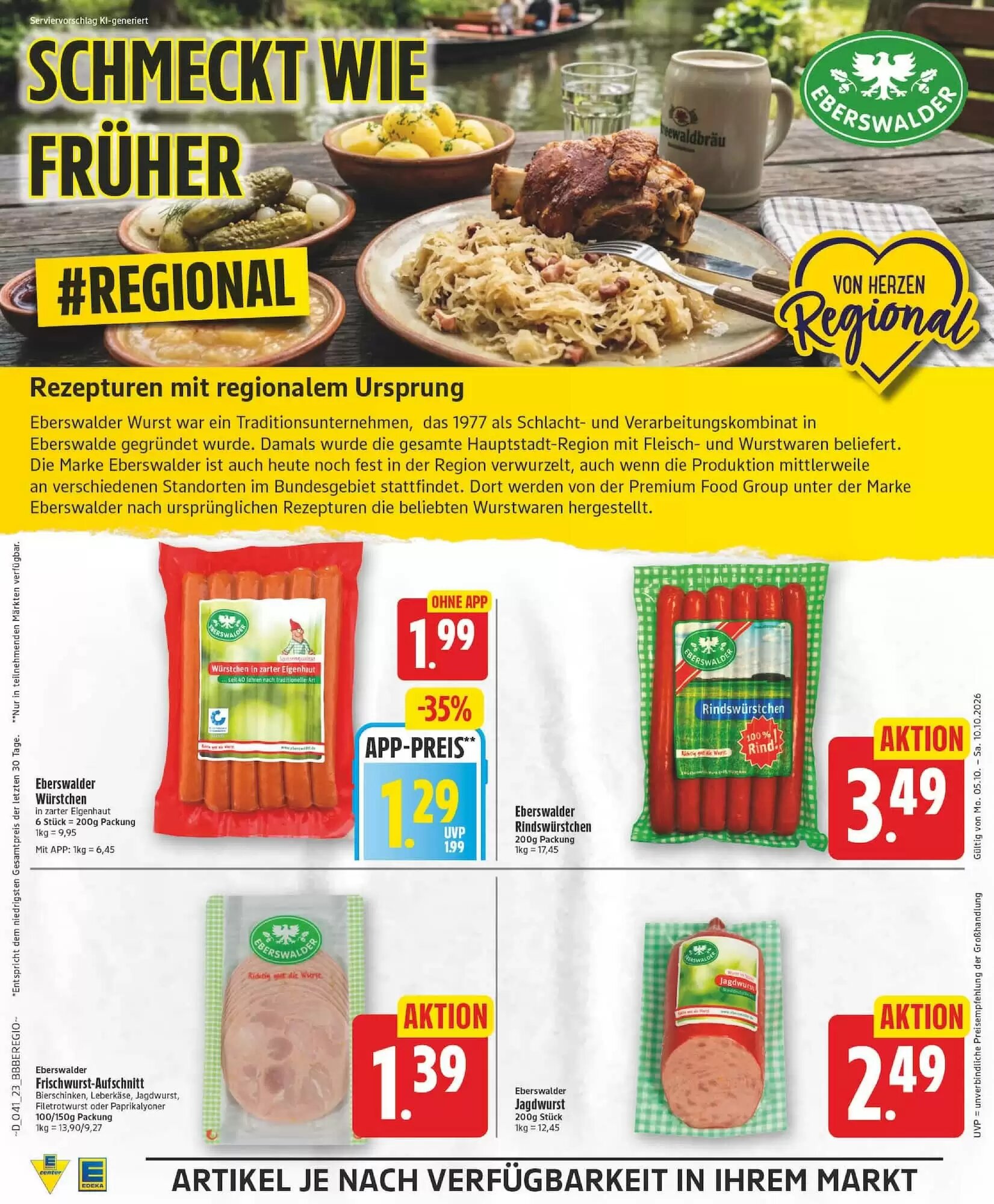 Edeka Prospekt (ab 05.10.2026) zum Blättern - Seite 23