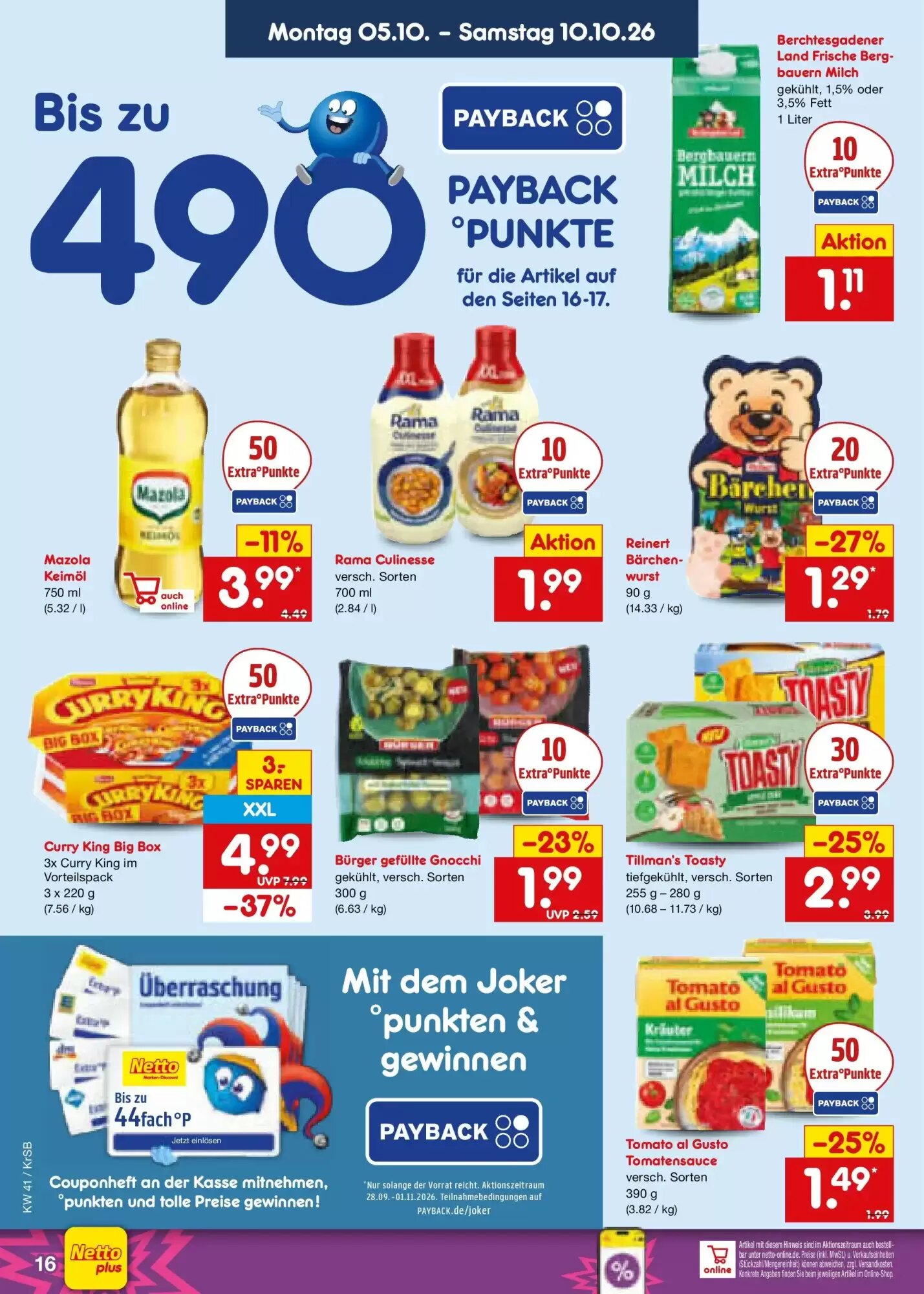 Netto Marken-Discount Prospekt (ab 05.10.2026) zum Blättern - Seite 16