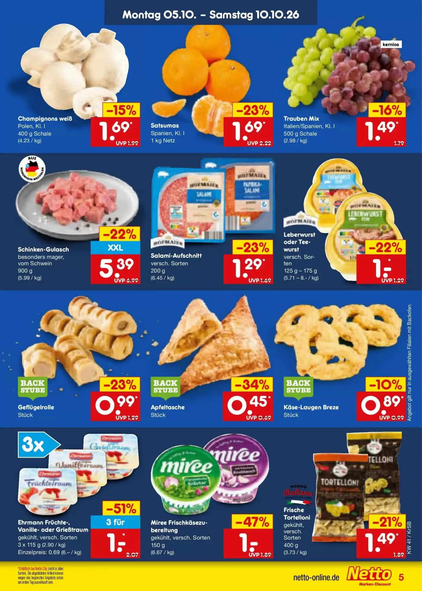 Netto Marken-Discount Prospekt (ab 05.10.2026) zum Blättern - Seite 5