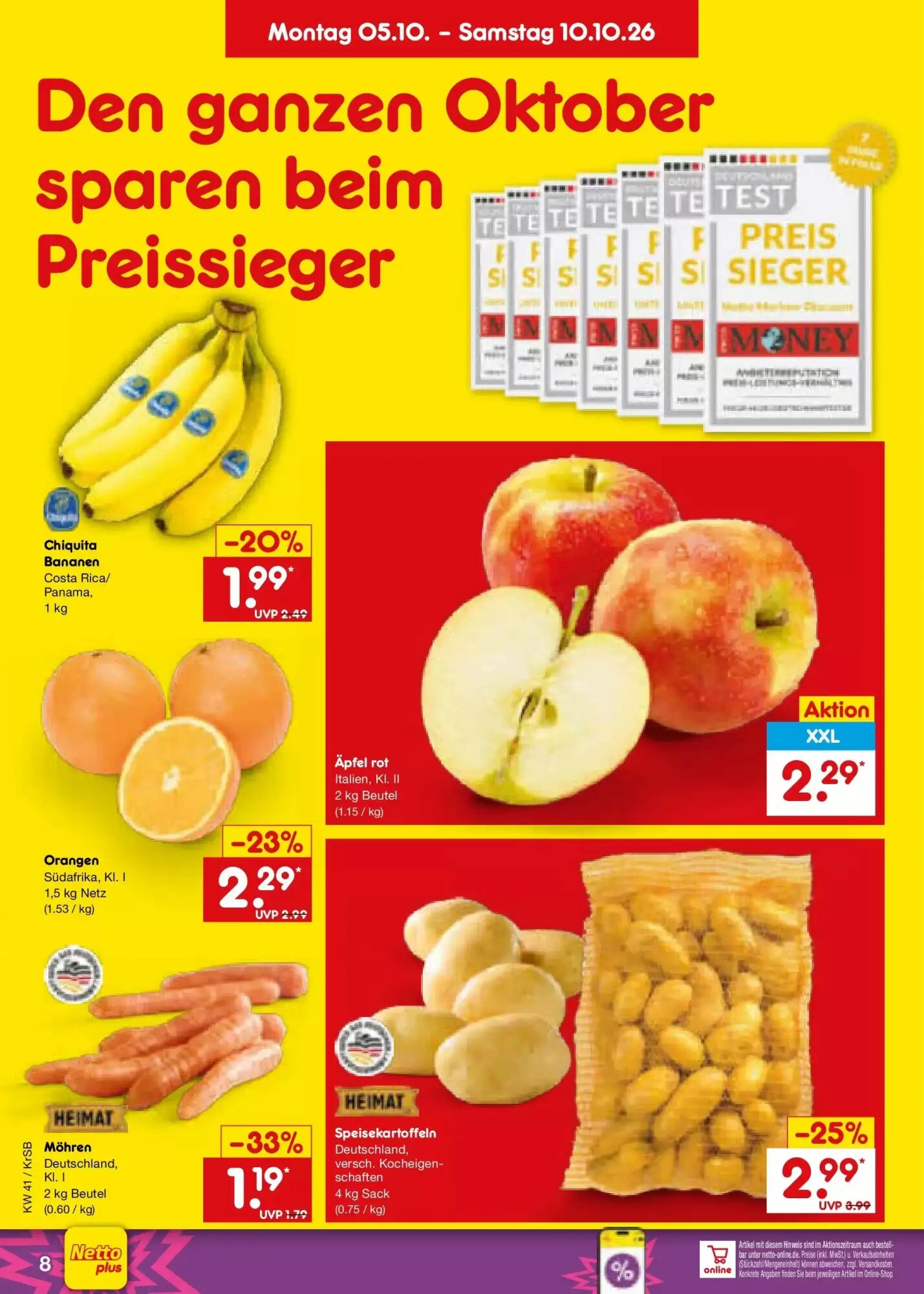 Netto Marken-Discount Prospekt (ab 05.10.2026) zum Blättern - Seite 8