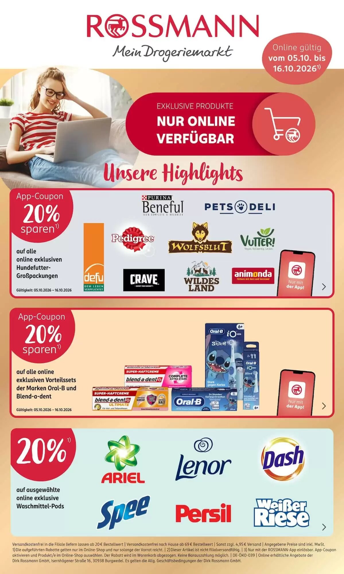 Rossmann Prospekt (ab 05.10.2026) zum Blättern - Seite 1