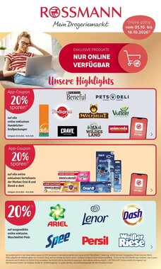 Rossmann Prospekt (ab 05.10.2026) zum Blättern