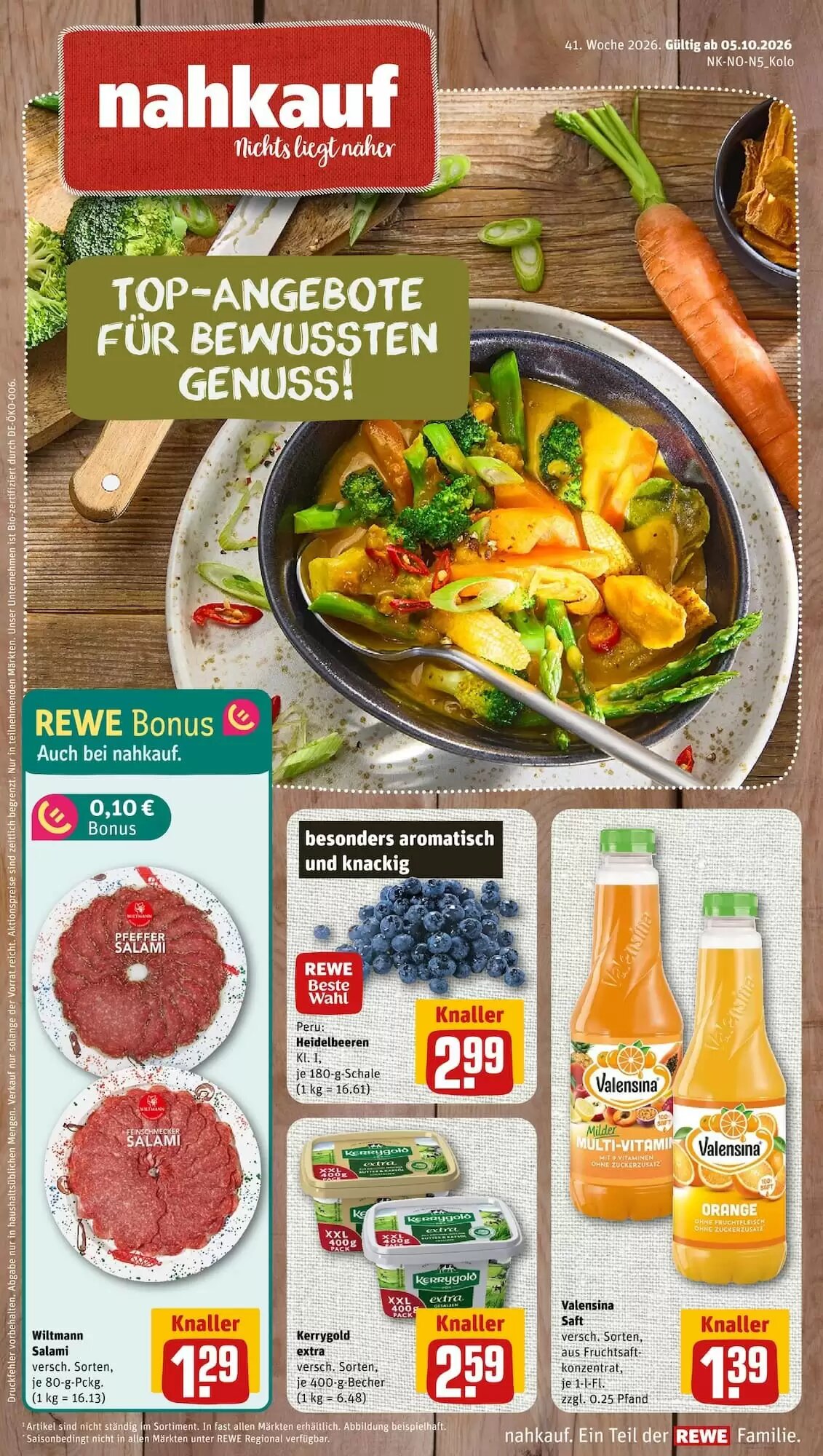 nahkauf Prospekt (ab 05.10.2026) zum Blättern - Seite 1